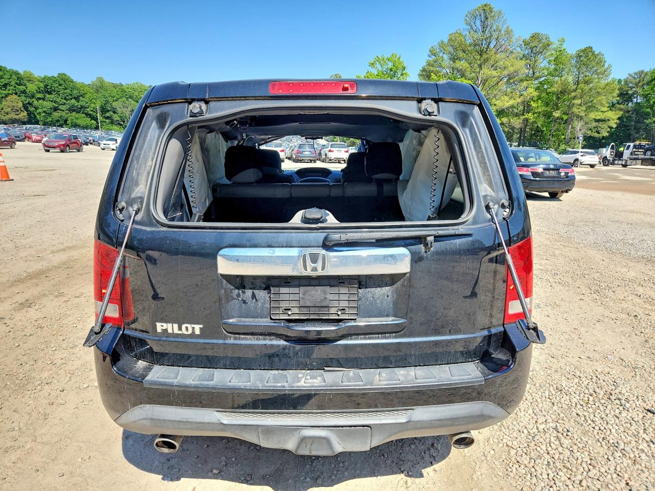 2015 Honda Pilot Exl Черный vin: 5FNYF3H58FB012037