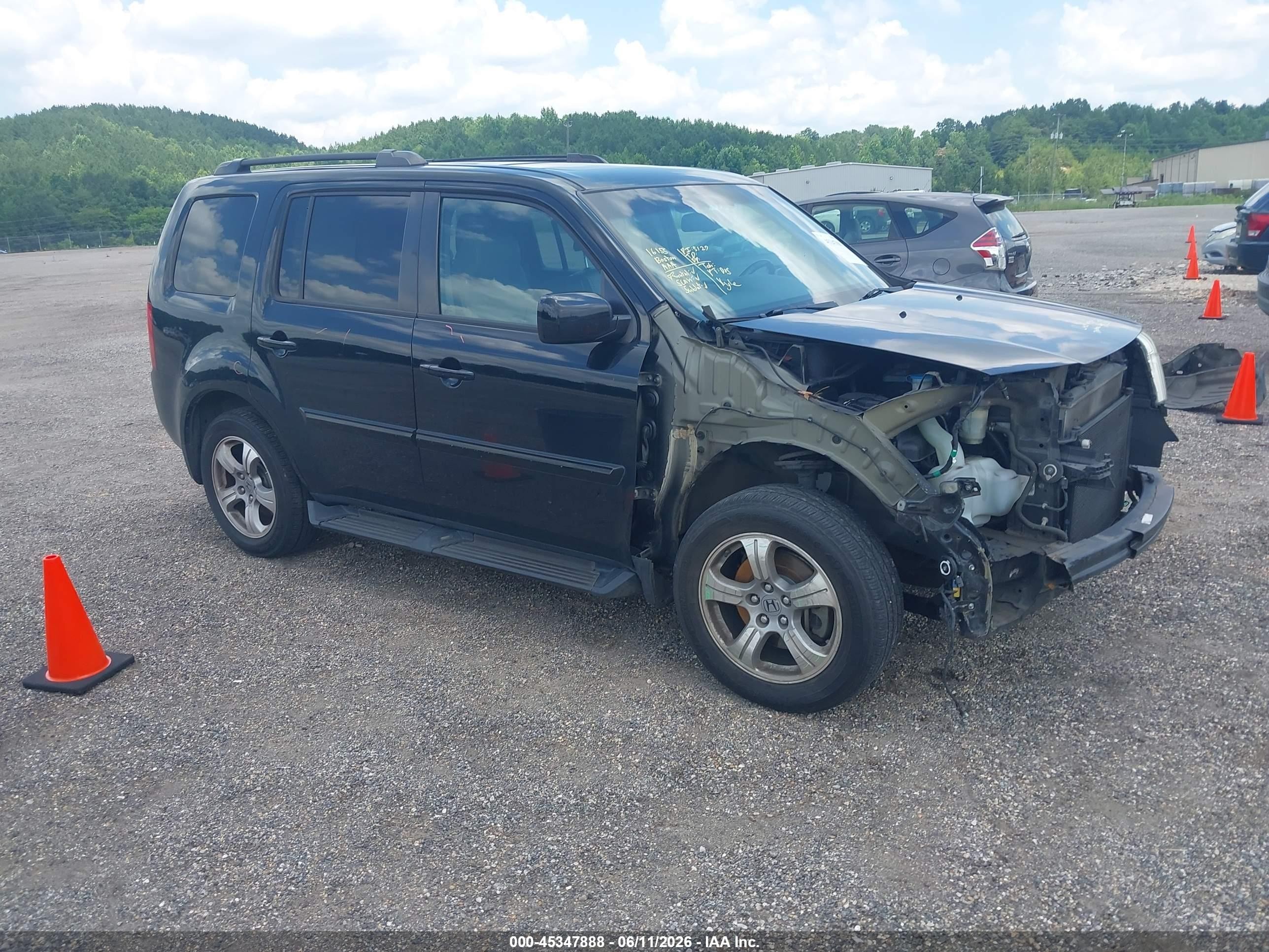 2015 Honda Pilot Ex-l Black vin: 5FNYF3H58FB023989