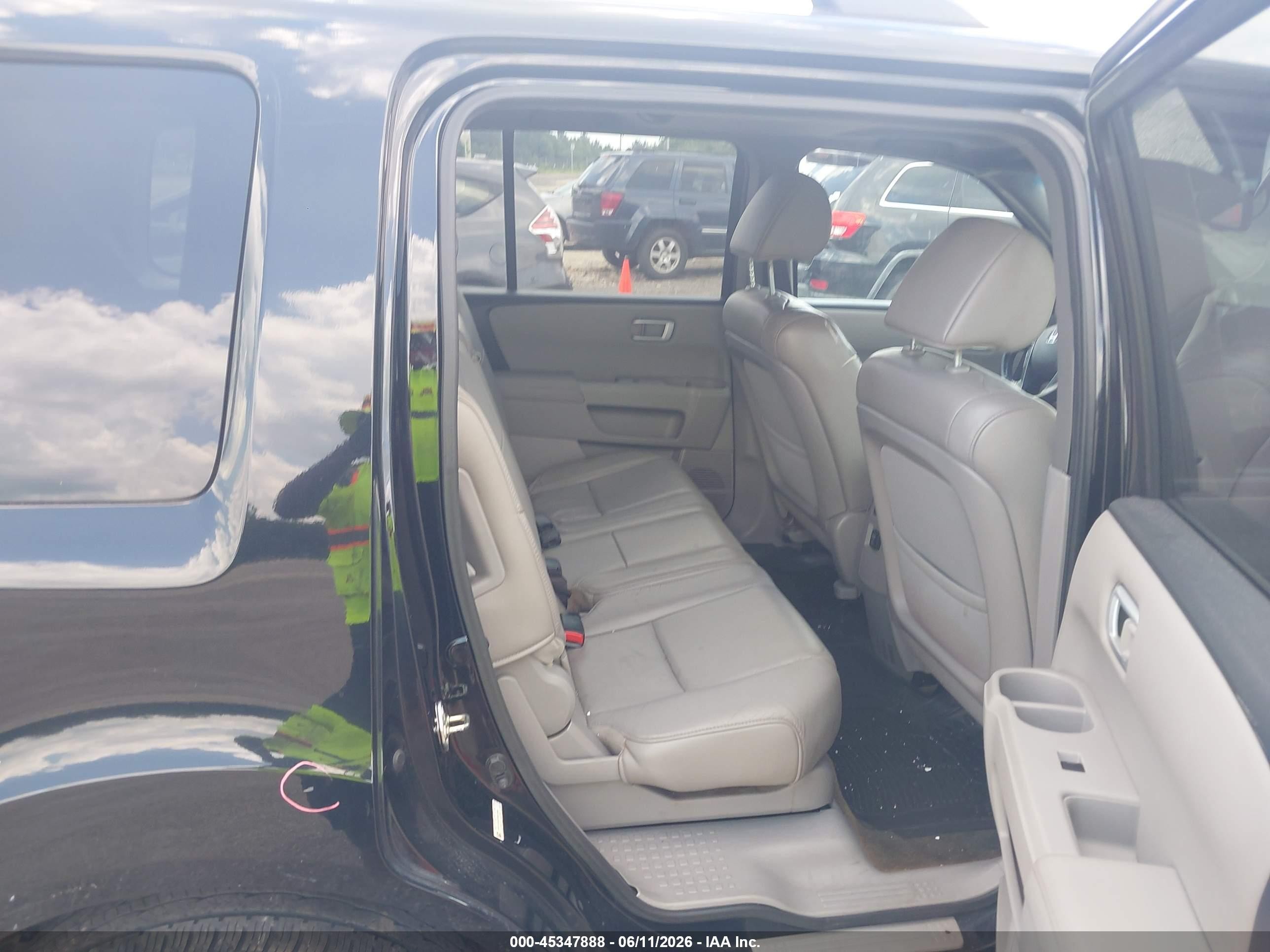 2015 Honda Pilot Ex-l Black vin: 5FNYF3H58FB023989