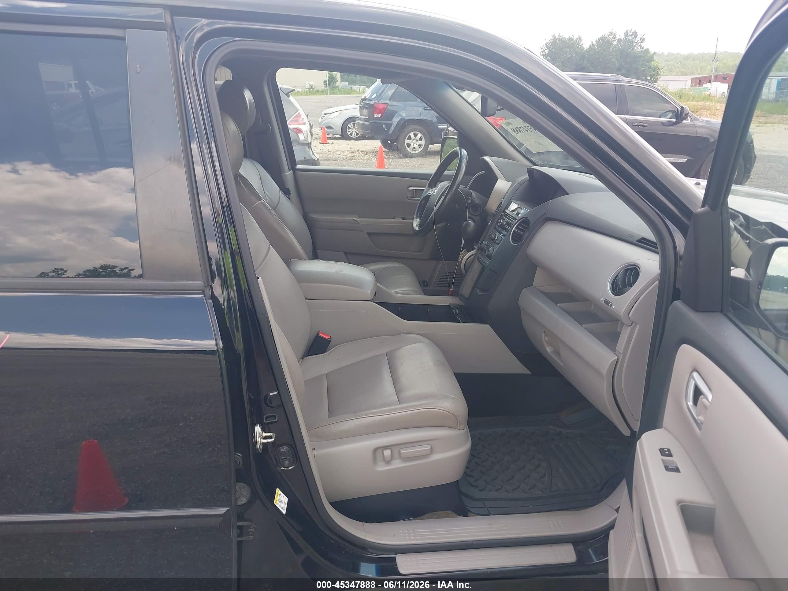 2015 Honda Pilot Ex-l Black vin: 5FNYF3H58FB023989