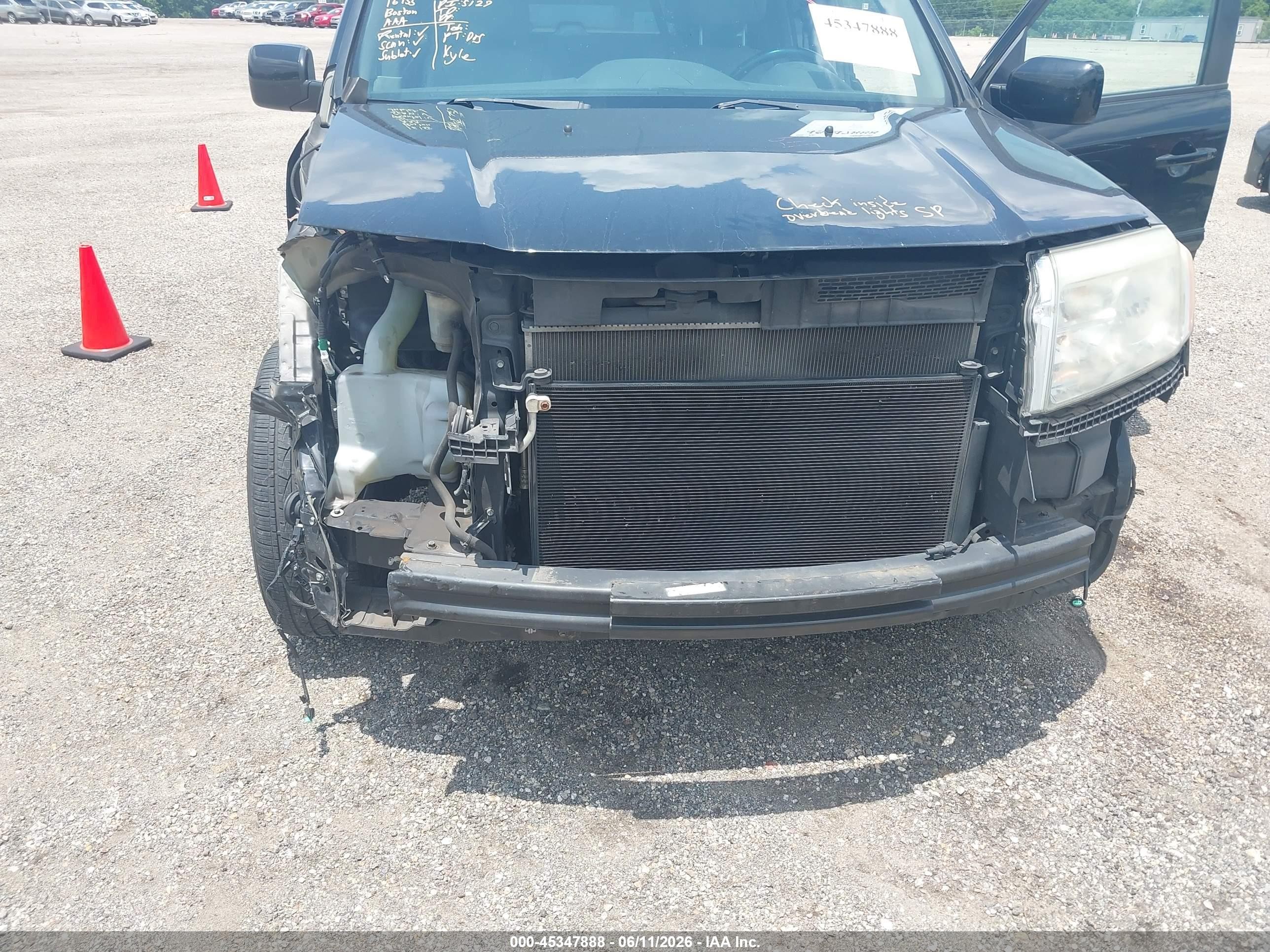 2015 Honda Pilot Ex-l Black vin: 5FNYF3H58FB023989