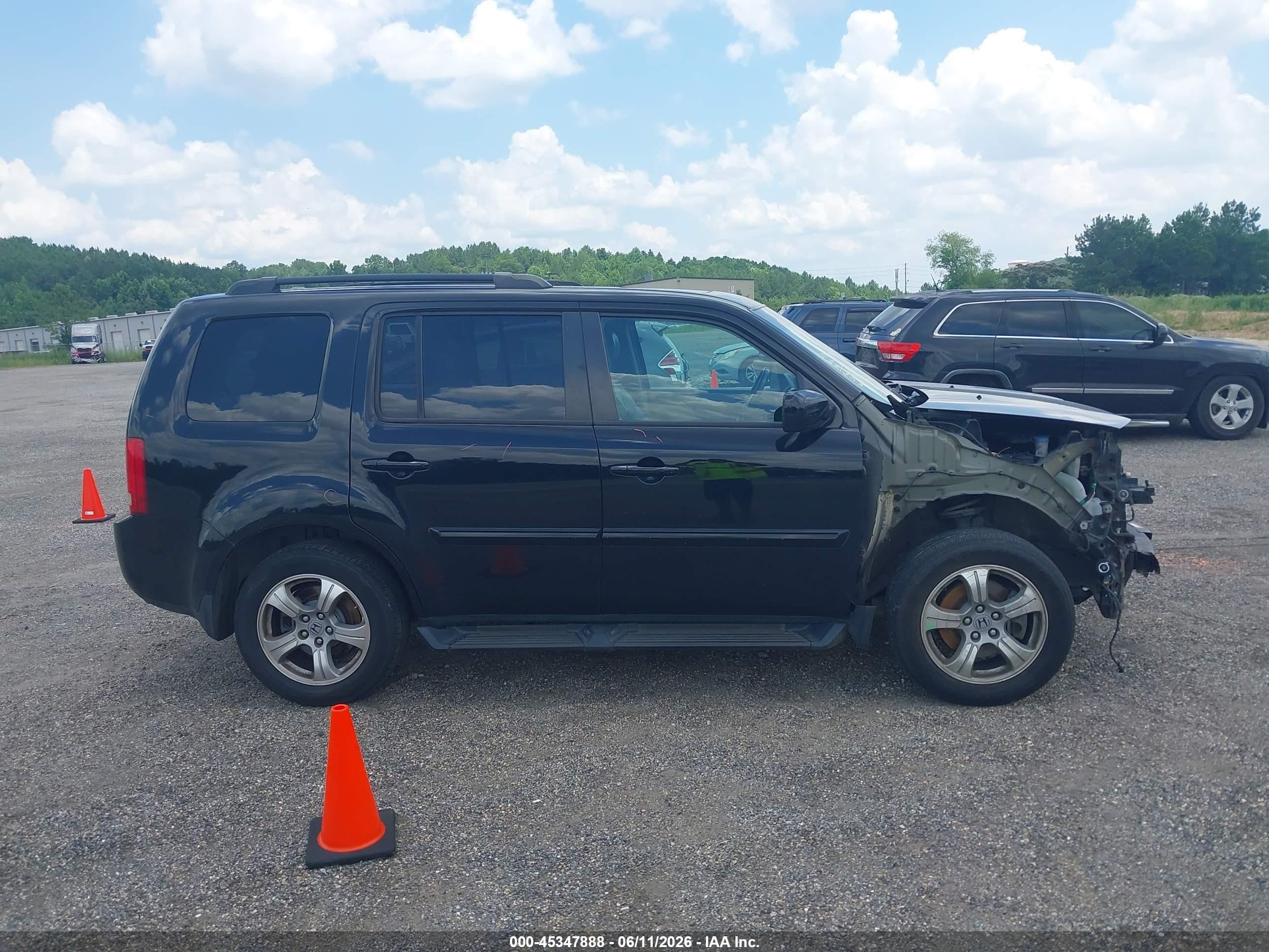 2015 Honda Pilot Ex-l Black vin: 5FNYF3H58FB023989