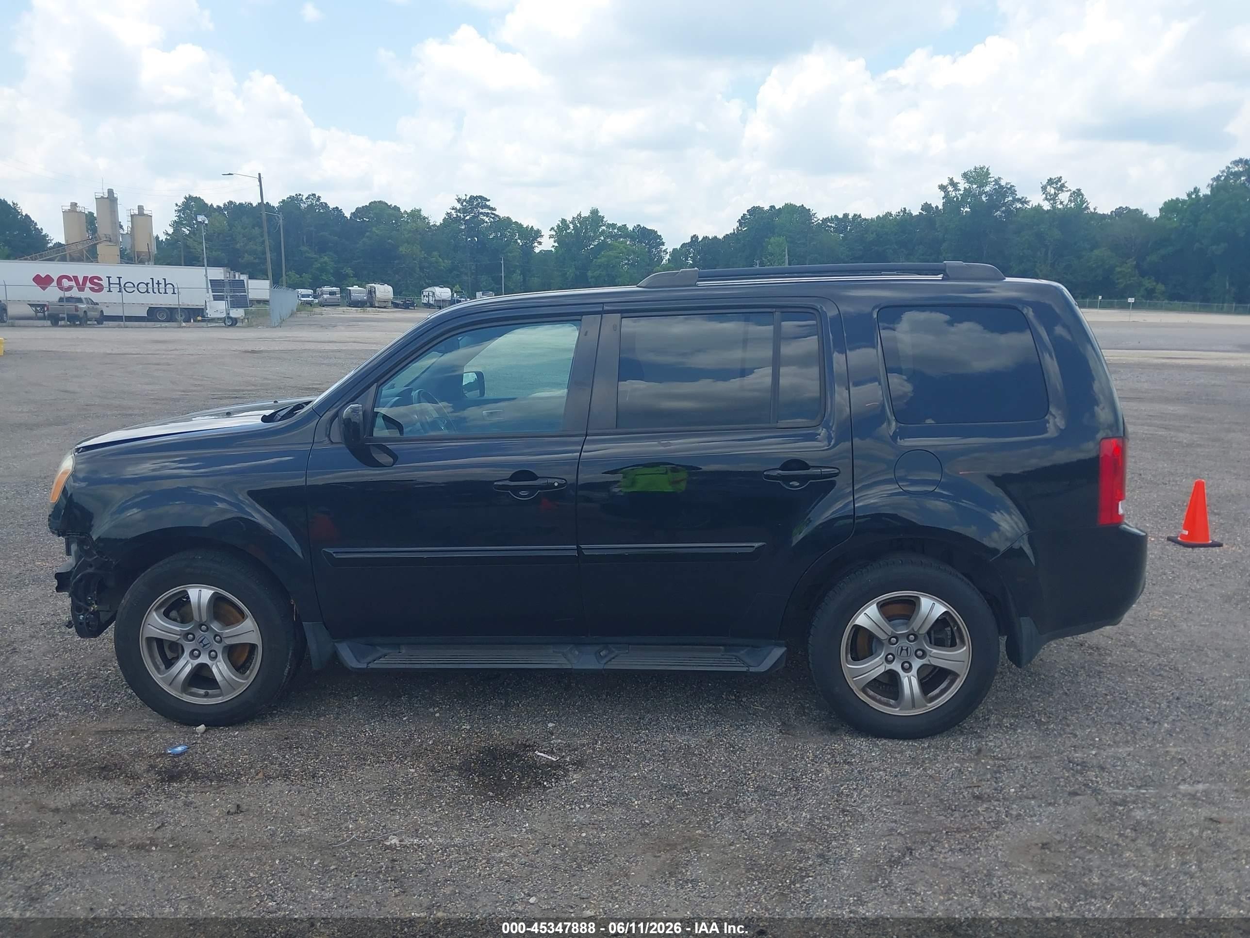 2015 Honda Pilot Ex-l Black vin: 5FNYF3H58FB023989