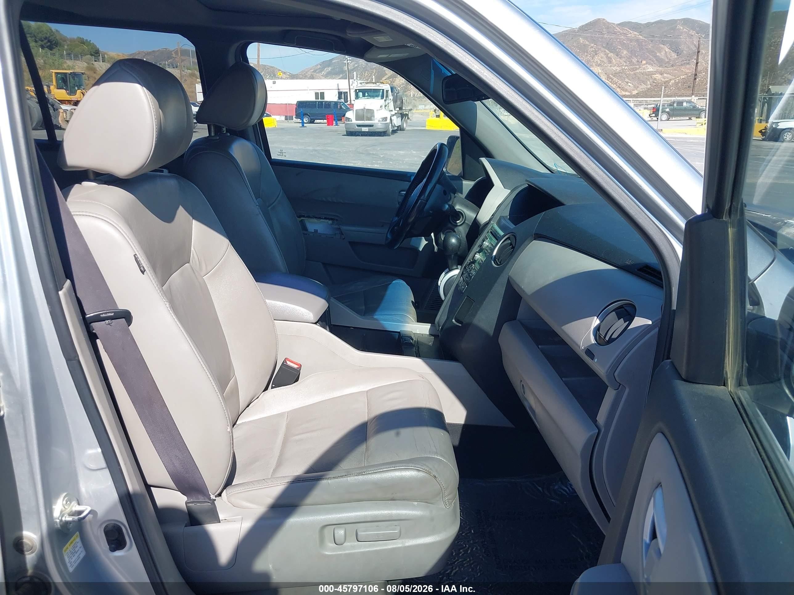 2011 Honda Pilot Ex-l Silver vin: 5FNYF3H59BB006502
