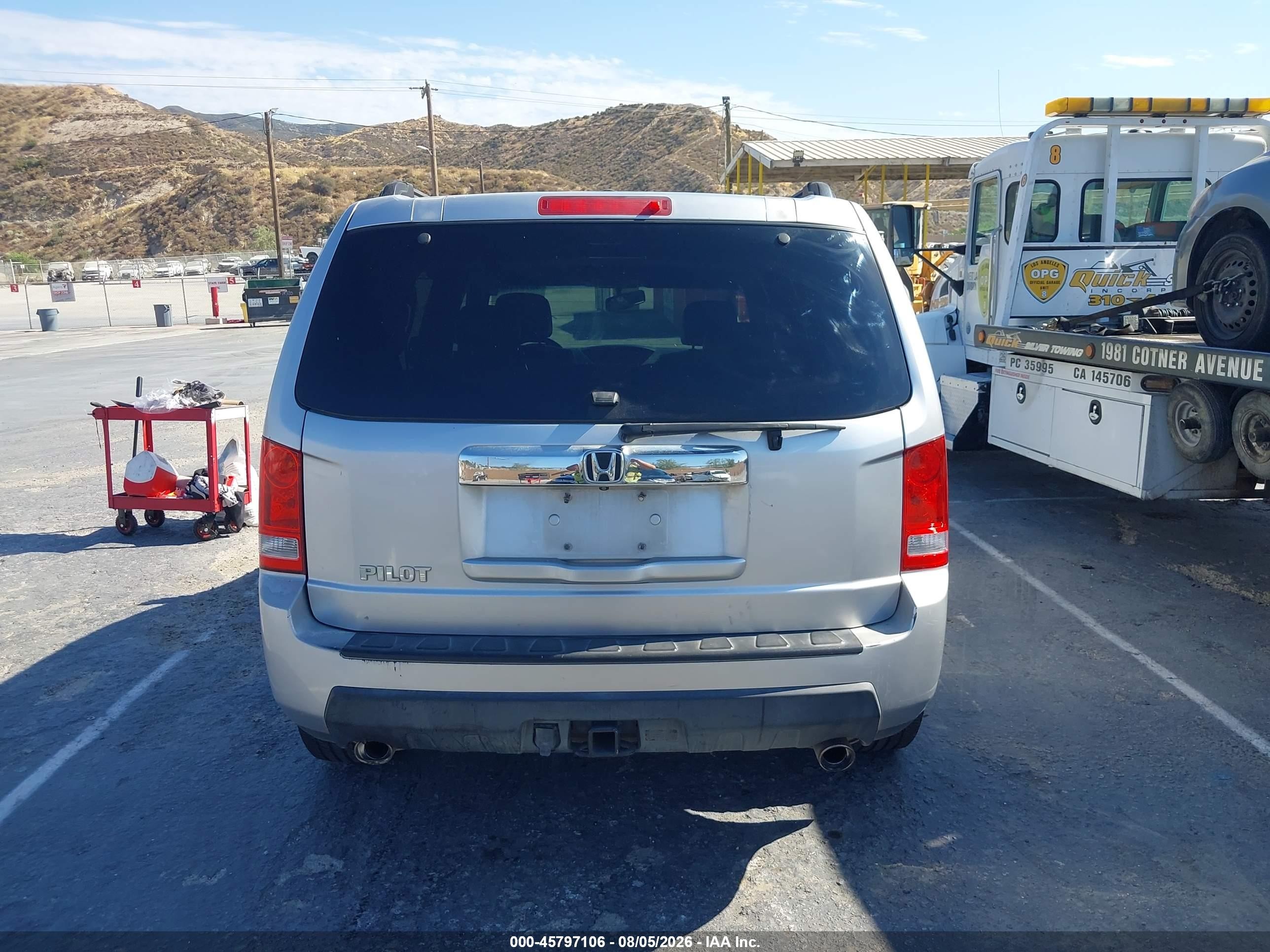 2011 Honda Pilot Ex-l Silver vin: 5FNYF3H59BB006502