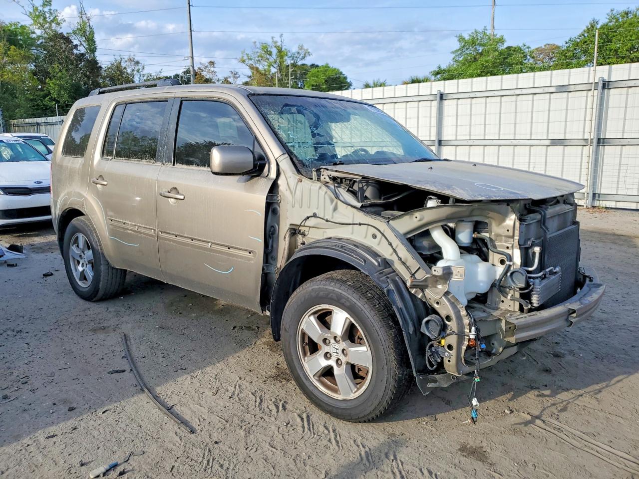 2011 Honda Pilot Exl Tan vin: 5FNYF3H59BB009710