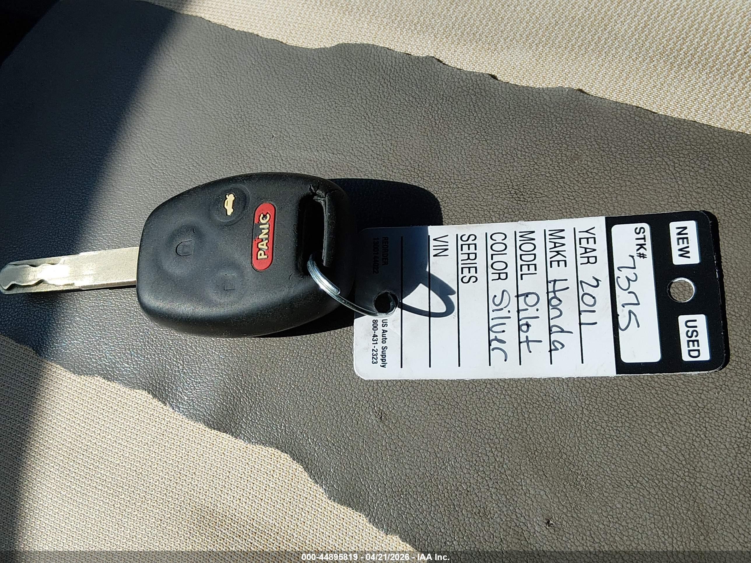 2011 Honda Pilot Ex-l Gray vin: 5FNYF3H59BB011392