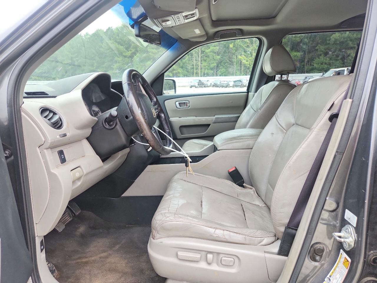 2011 Honda Pilot Exl Gray vin: 5FNYF3H59BB023056