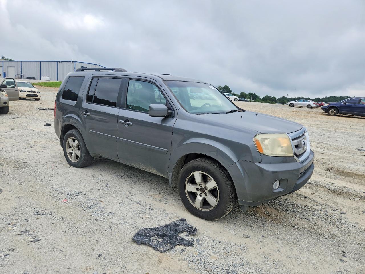 2011 Honda Pilot Exl Gray vin: 5FNYF3H59BB023056