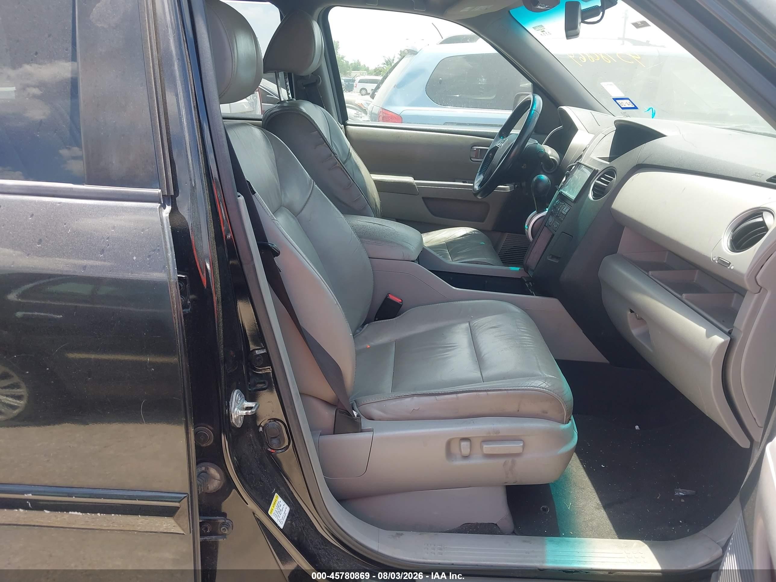 2011 Honda Pilot Ex-l Black vin: 5FNYF3H59BB039936