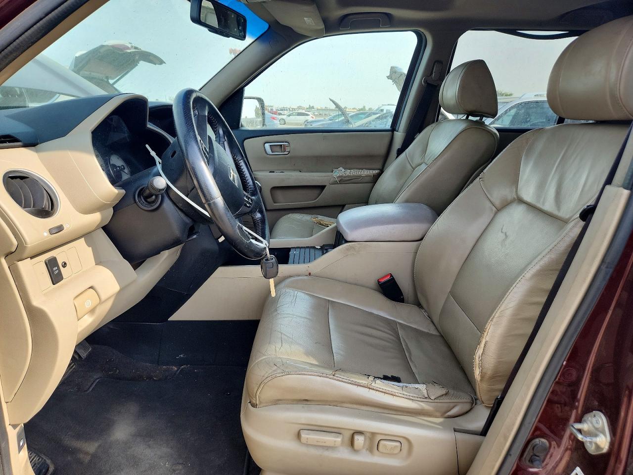 2011 Honda Pilot Exl Burgundy vin: 5FNYF3H59BB040813