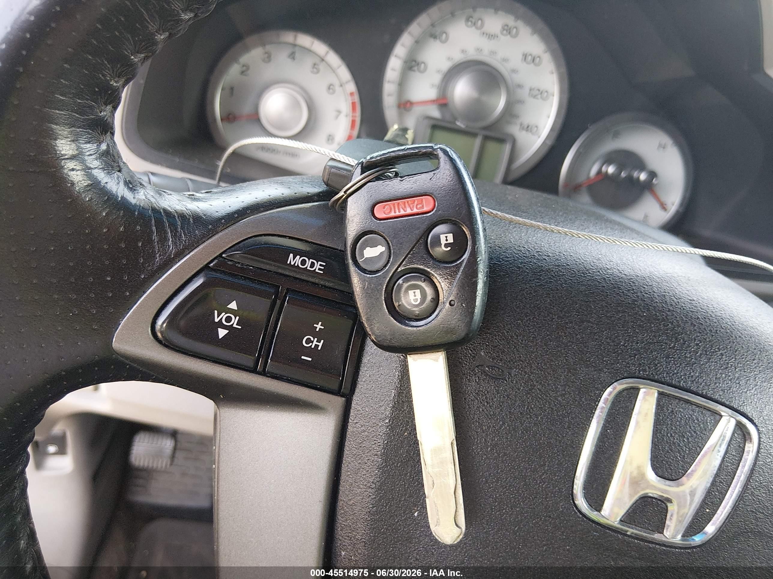 2011 Honda Pilot Ex-l Gray vin: 5FNYF3H59BB048524