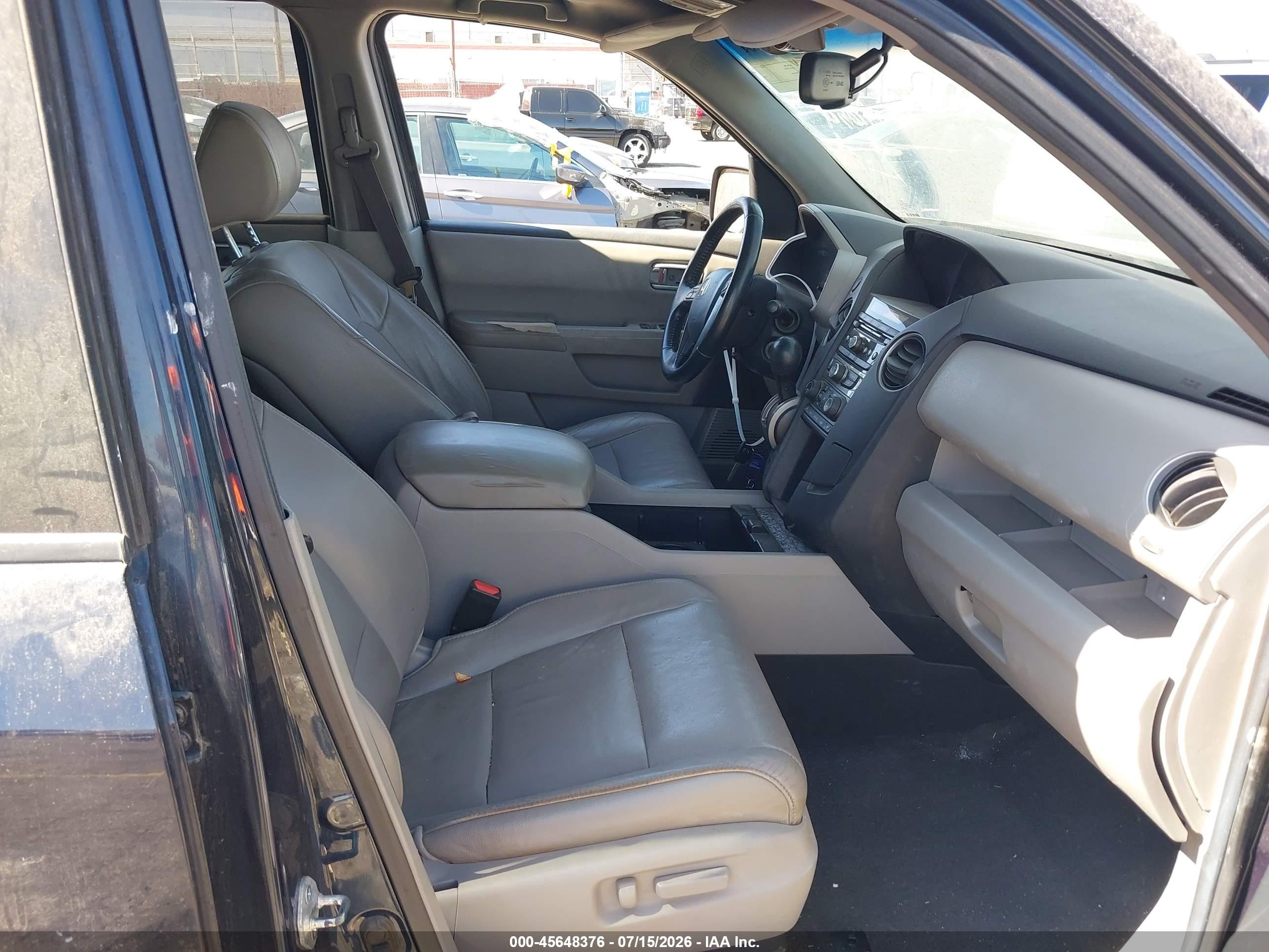 2012 Honda Pilot Ex-l Navy vin: 5FNYF3H59CB019090