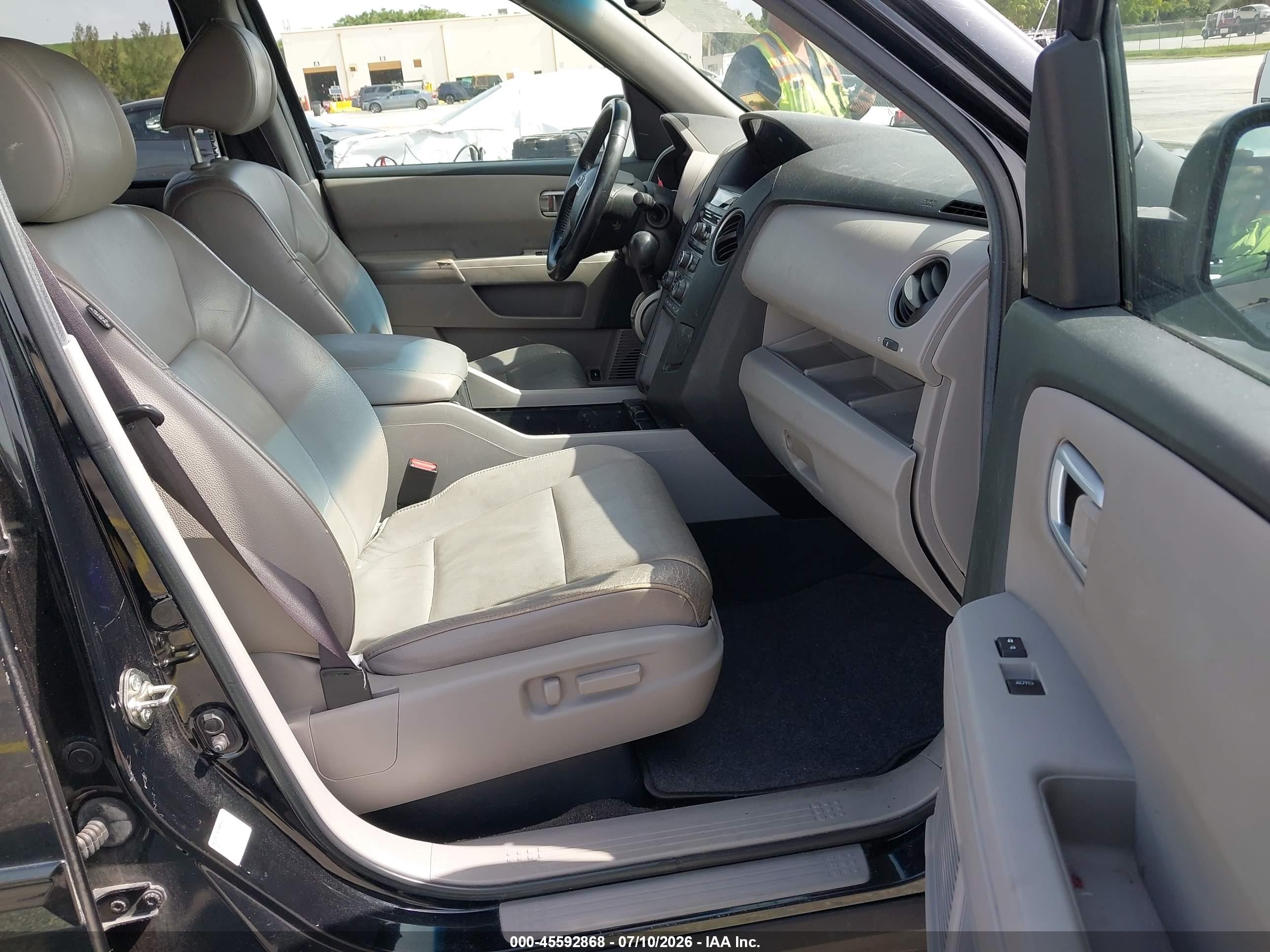 2013 Honda Pilot Ex-l Black vin: 5FNYF3H59DB008009