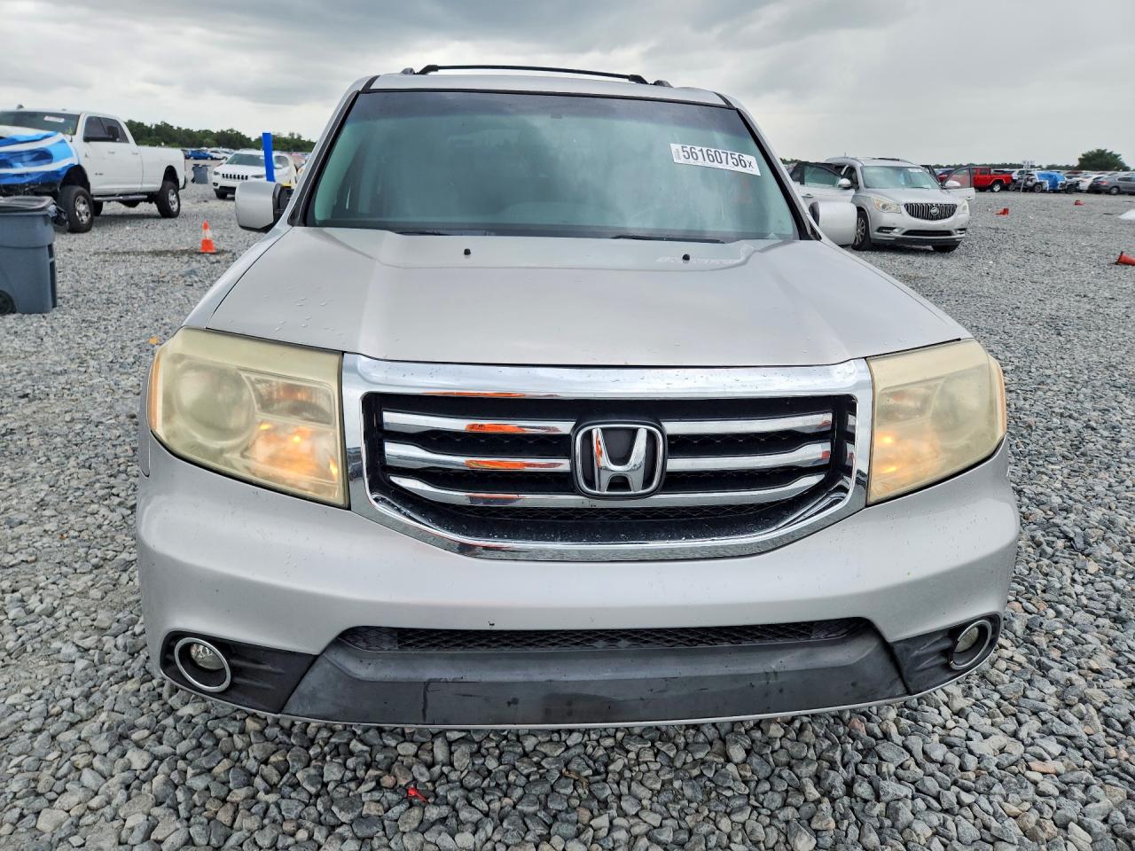 2013 Honda Pilot Exl Серебряный vin: 5FNYF3H59DB018488