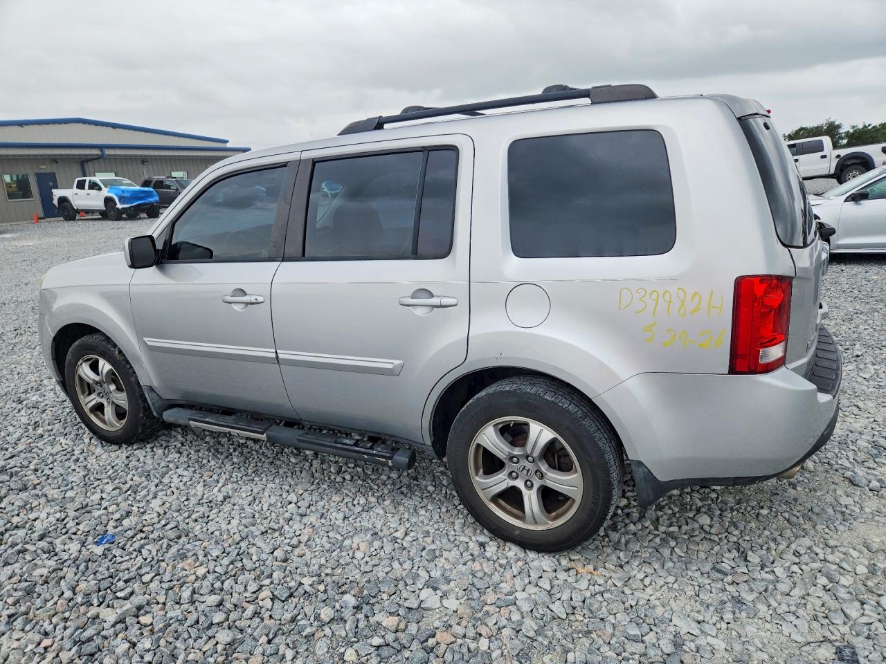2013 Honda Pilot Exl Серебряный vin: 5FNYF3H59DB018488