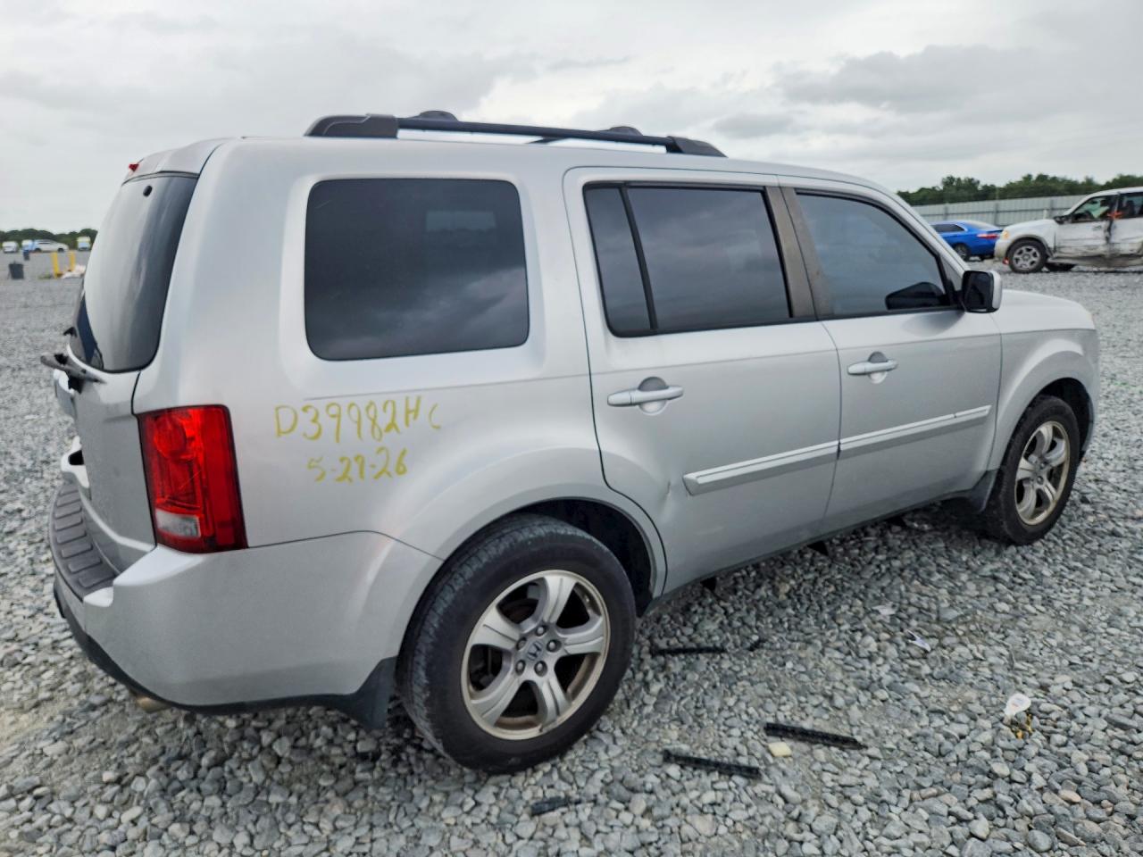 2013 Honda Pilot Exl Серебряный vin: 5FNYF3H59DB018488