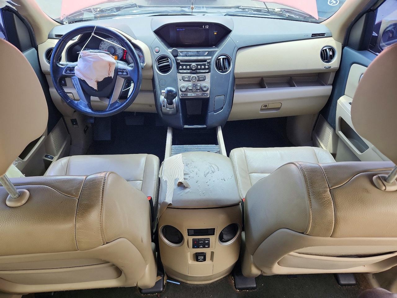 2013 Honda Pilot Exl Burgundy vin: 5FNYF3H59DB022847