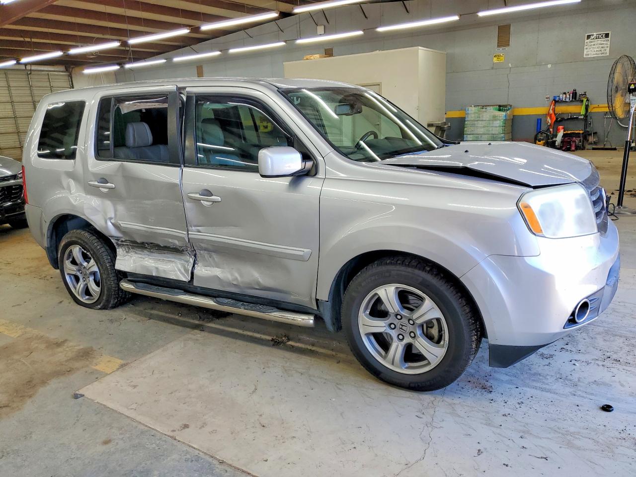 2013 Honda Pilot Exl Silver vin: 5FNYF3H59DB037235