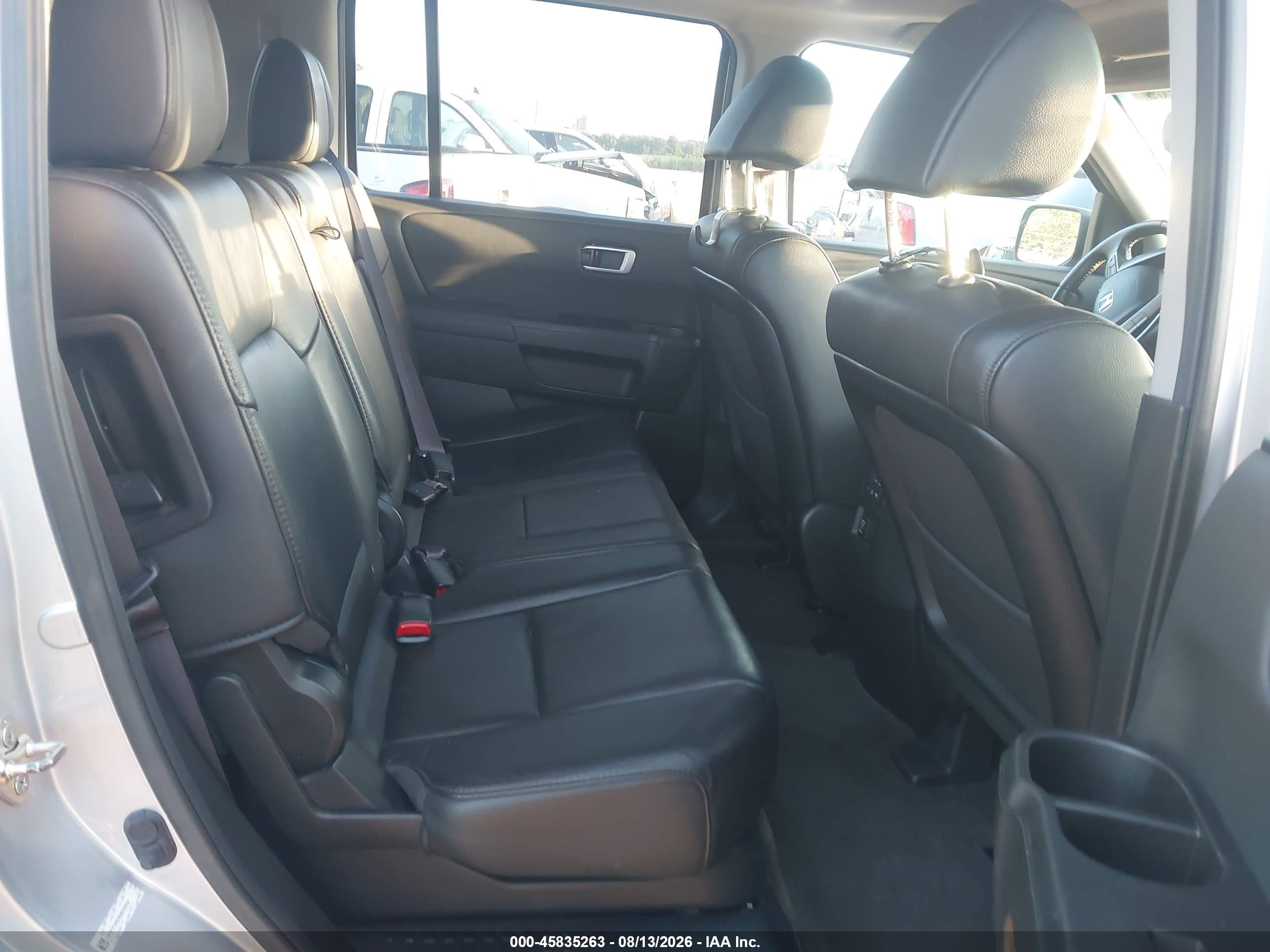 2013 Honda Pilot Ex-l Silver vin: 5FNYF3H59DB038952