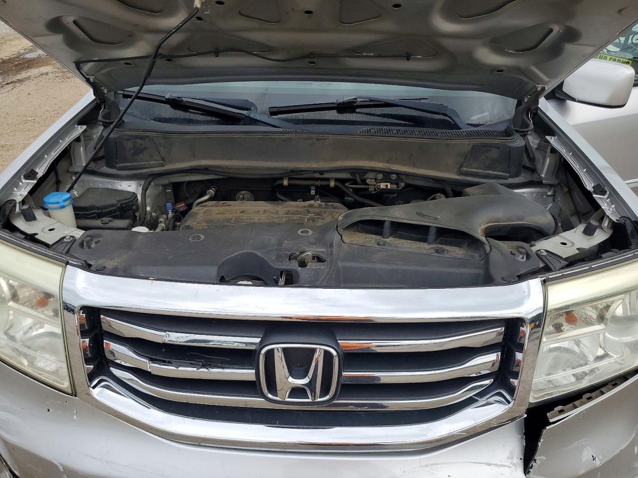 2013 Honda Pilot Exl Серебряный vin: 5FNYF3H59DB043990