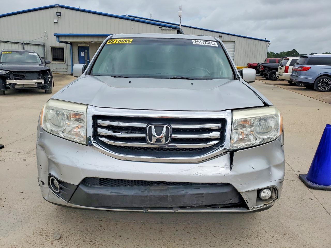 2013 Honda Pilot Exl Серебряный vin: 5FNYF3H59DB043990