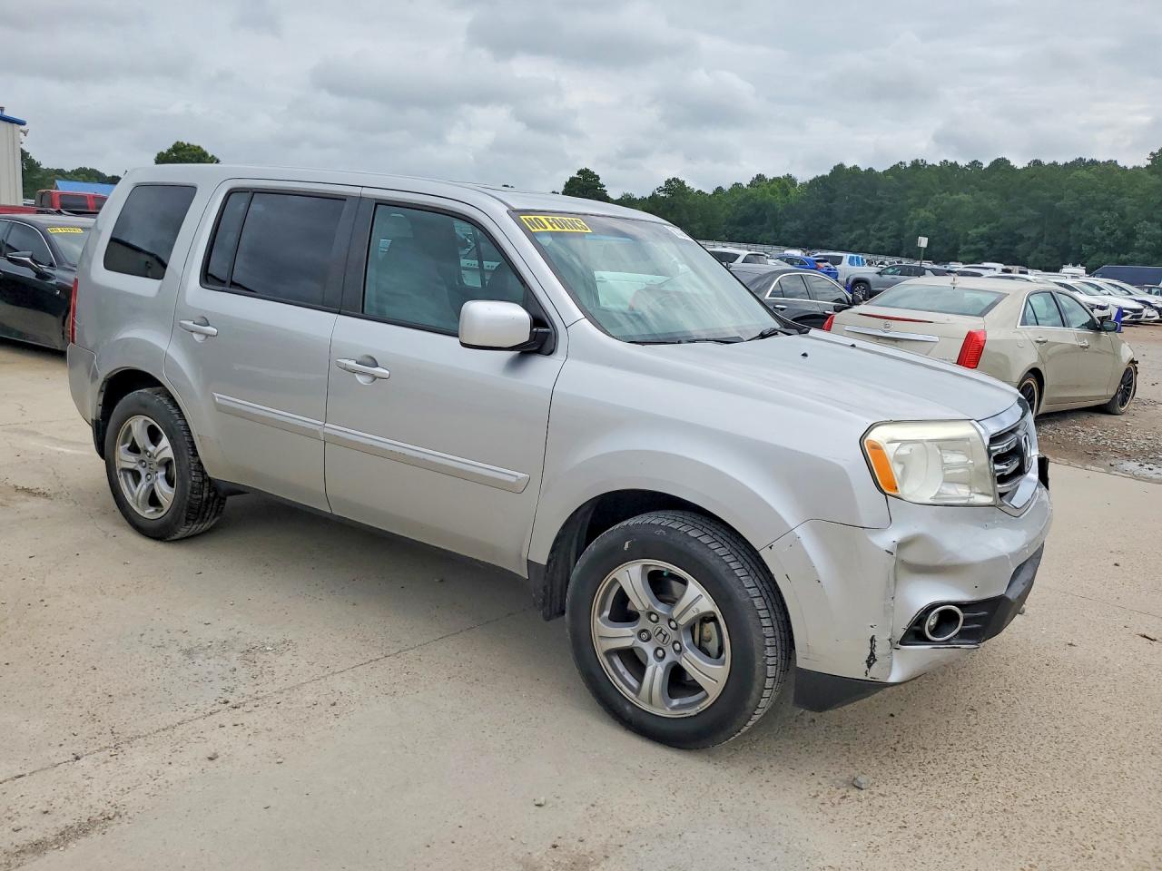 2013 Honda Pilot Exl Серебряный vin: 5FNYF3H59DB043990