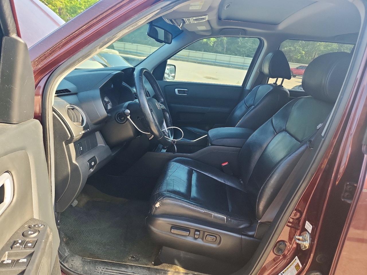 2013 Honda Pilot Exl Burgundy vin: 5FNYF3H59DB044783