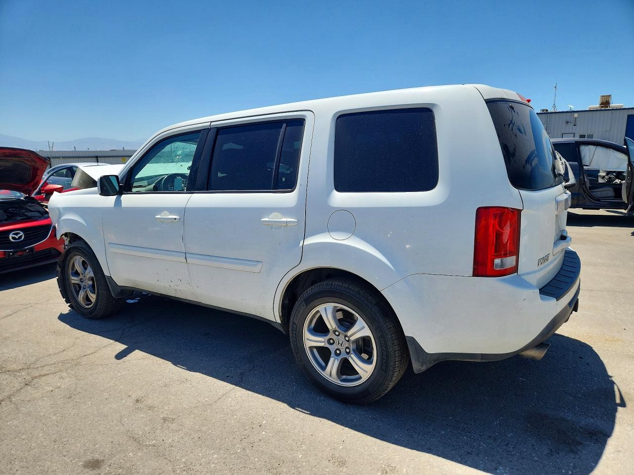 2014 Honda Pilot Exl White vin: 5FNYF3H59EB002017