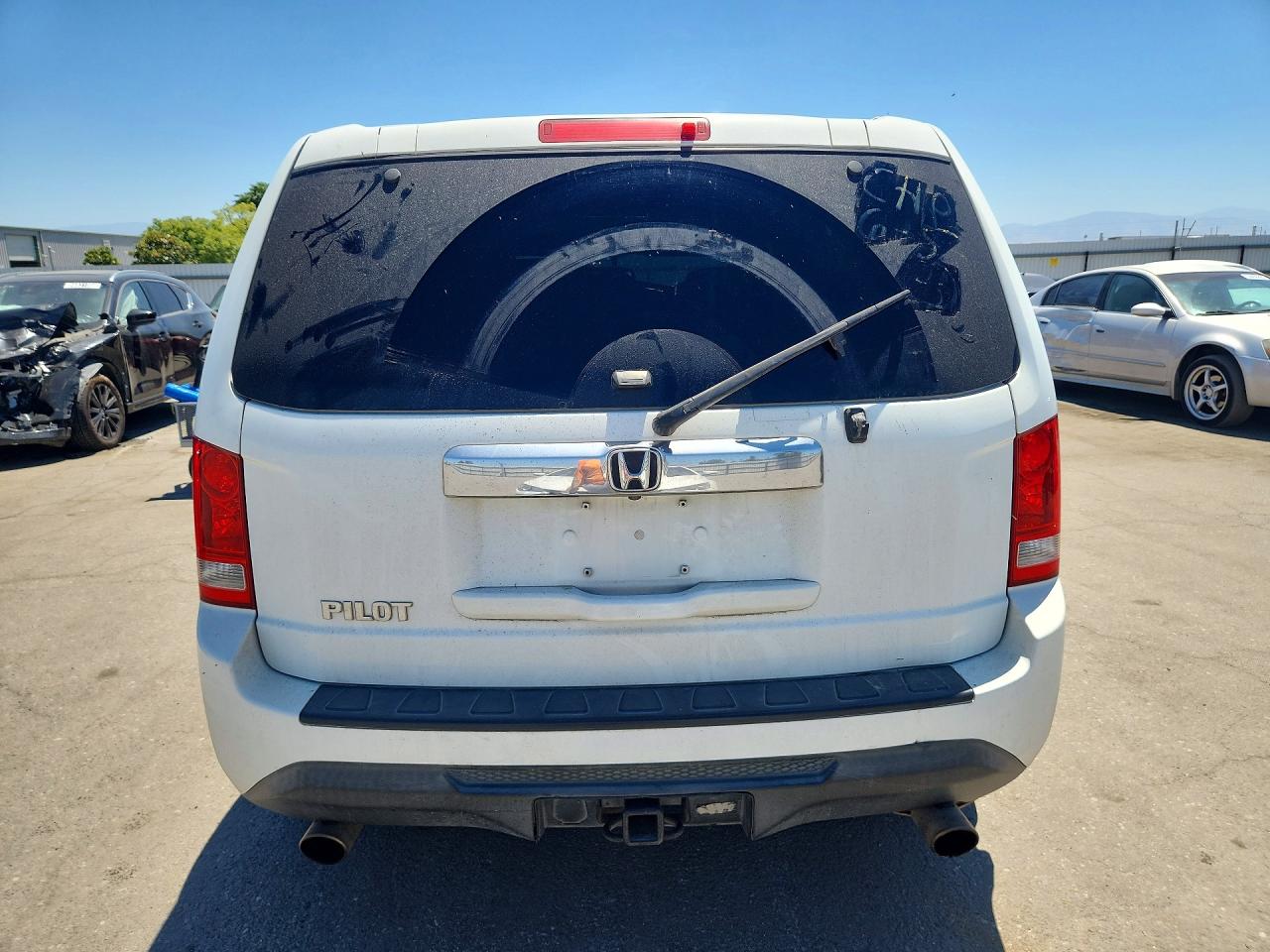 2014 Honda Pilot Exl White vin: 5FNYF3H59EB002017
