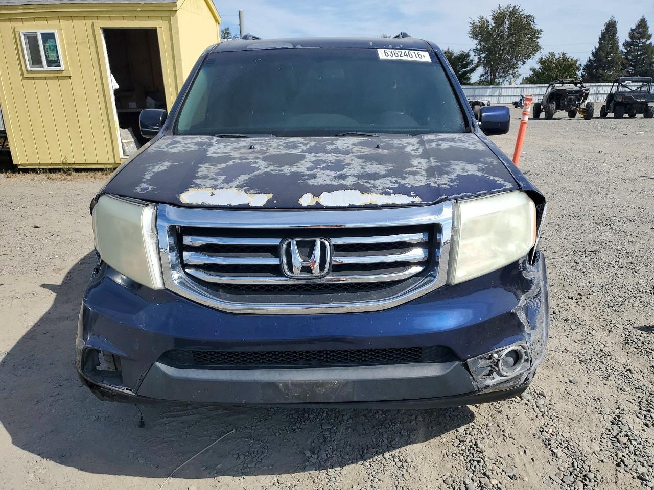 2014 Honda Pilot Exl Blue vin: 5FNYF3H59EB002289
