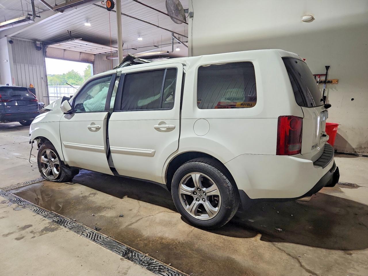 2014 Honda Pilot Exl White vin: 5FNYF3H59EB003409