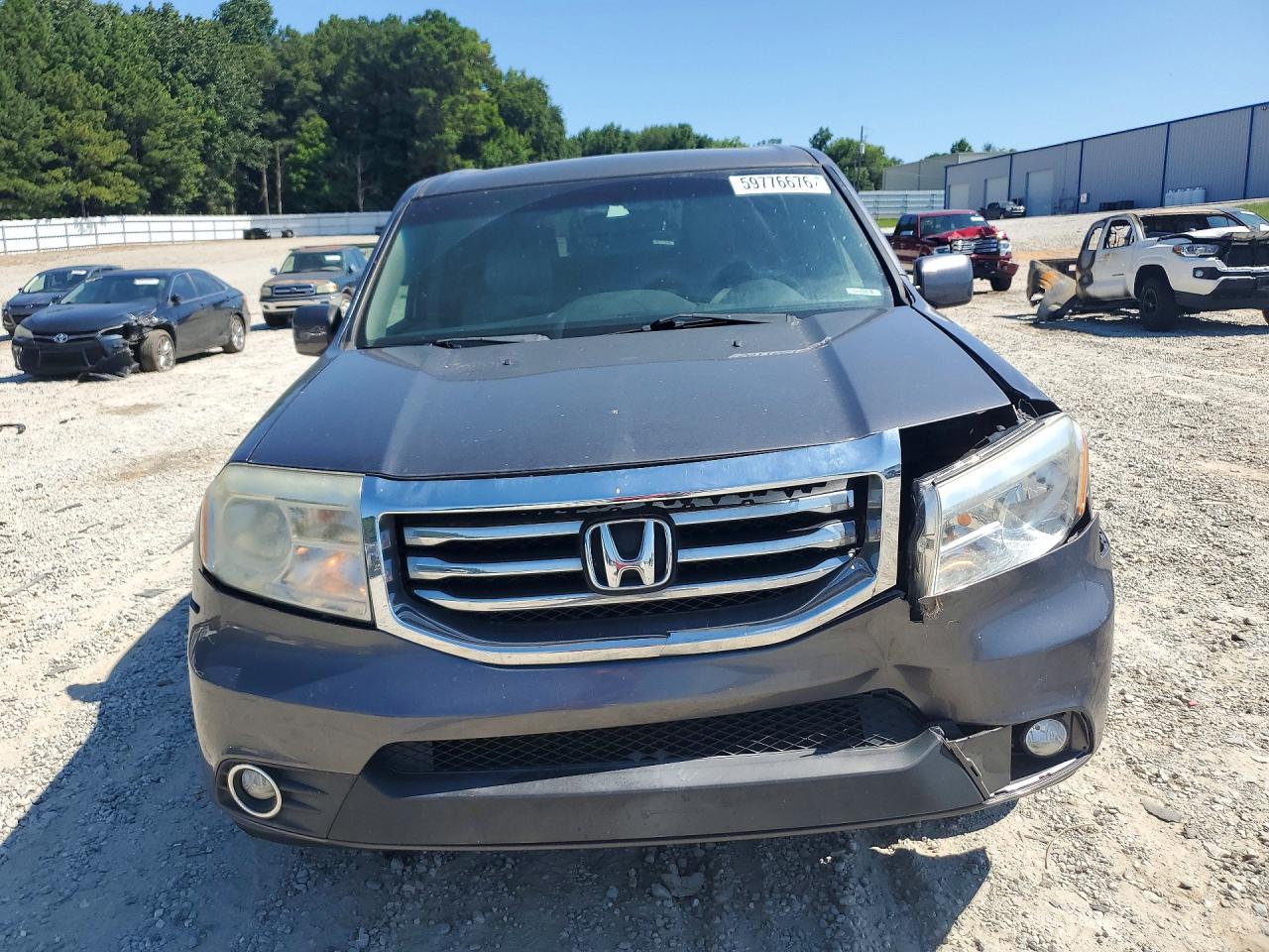 2014 Honda Pilot Exl Серый vin: 5FNYF3H59EB017861