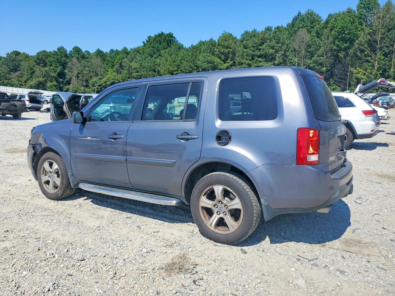 2014 Honda Pilot Exl Серый vin: 5FNYF3H59EB017861