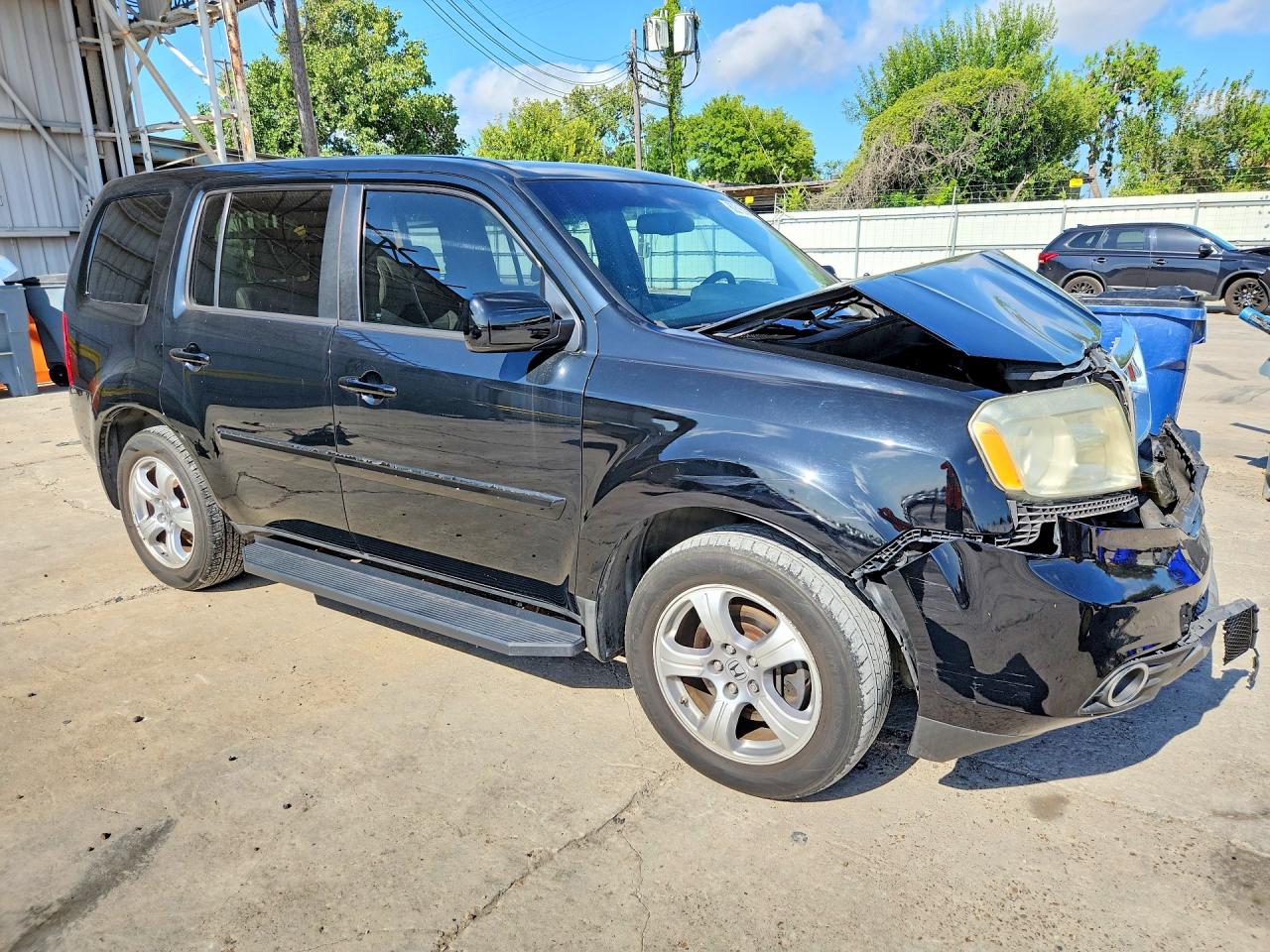 2014 Honda Pilot Exl Black vin: 5FNYF3H59EB022445
