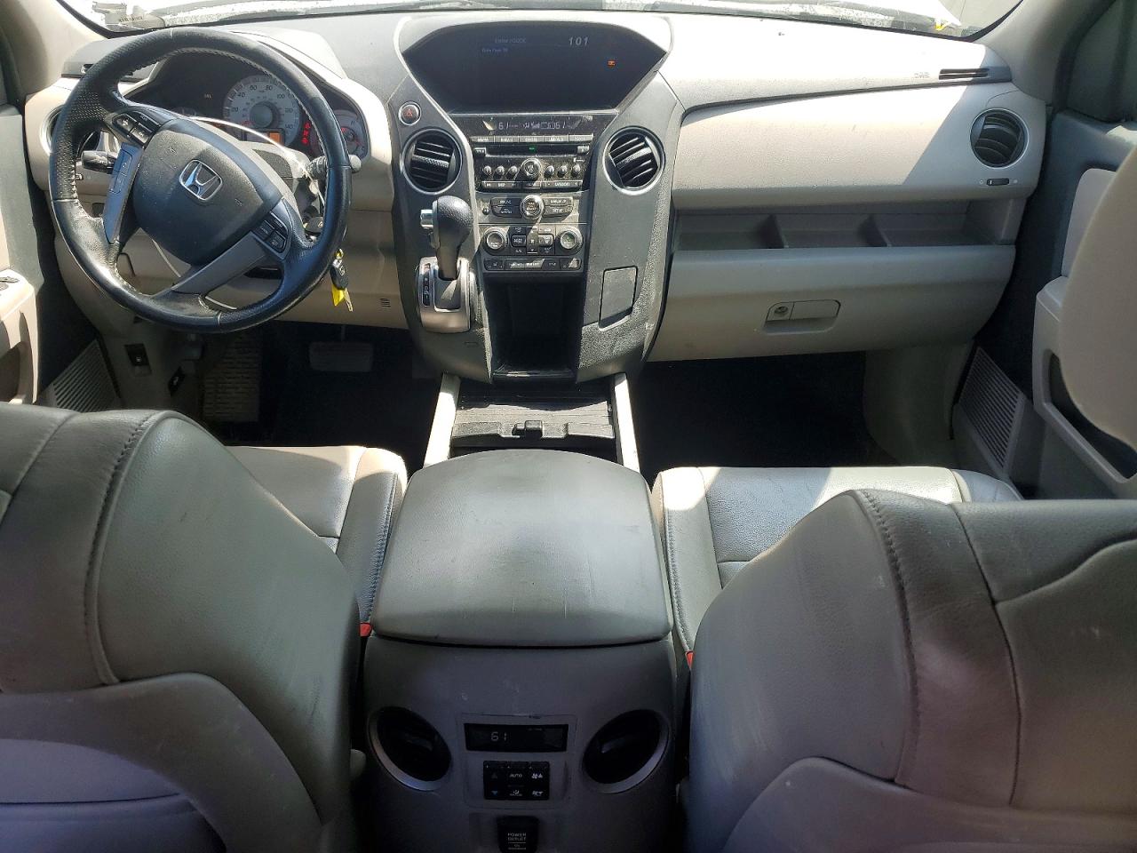 2014 Honda Pilot Exl White vin: 5FNYF3H59EB025040