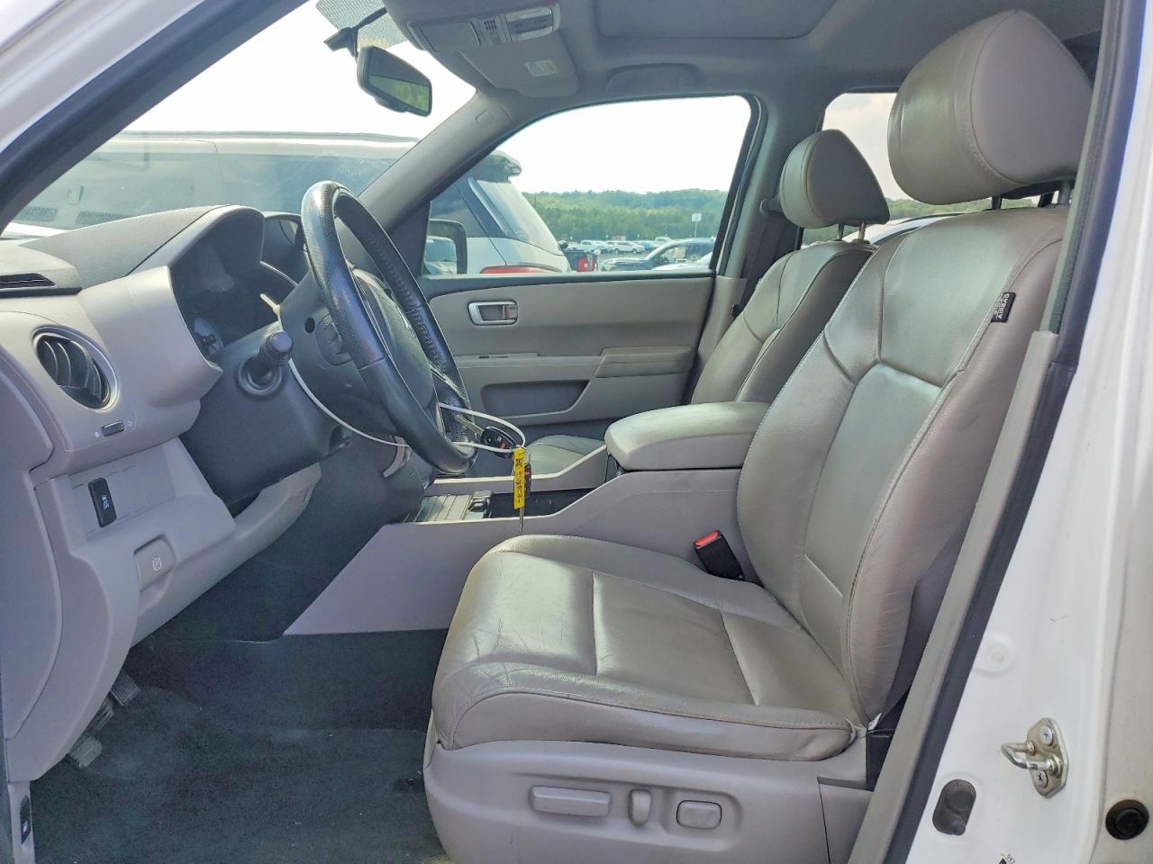 2014 Honda Pilot Exl White vin: 5FNYF3H59EB025040