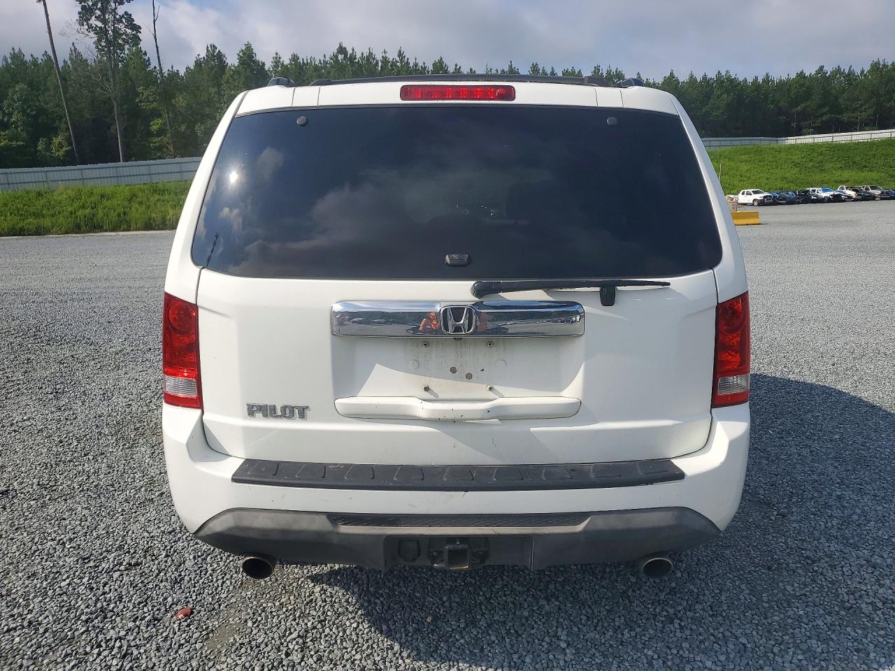 2014 Honda Pilot Exl White vin: 5FNYF3H59EB025040