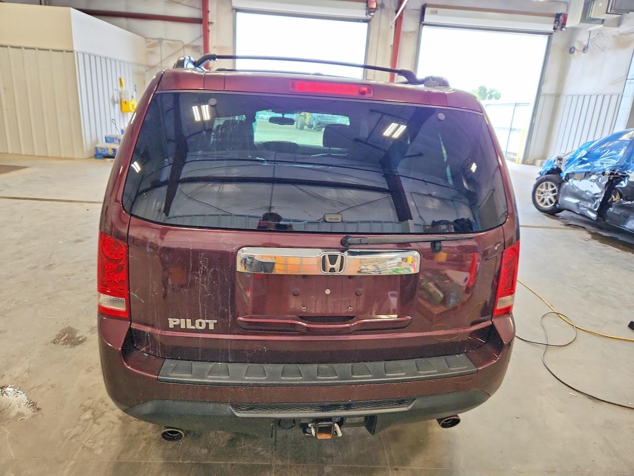 2015 Honda Pilot Exl Maroon vin: 5FNYF3H59FB001712
