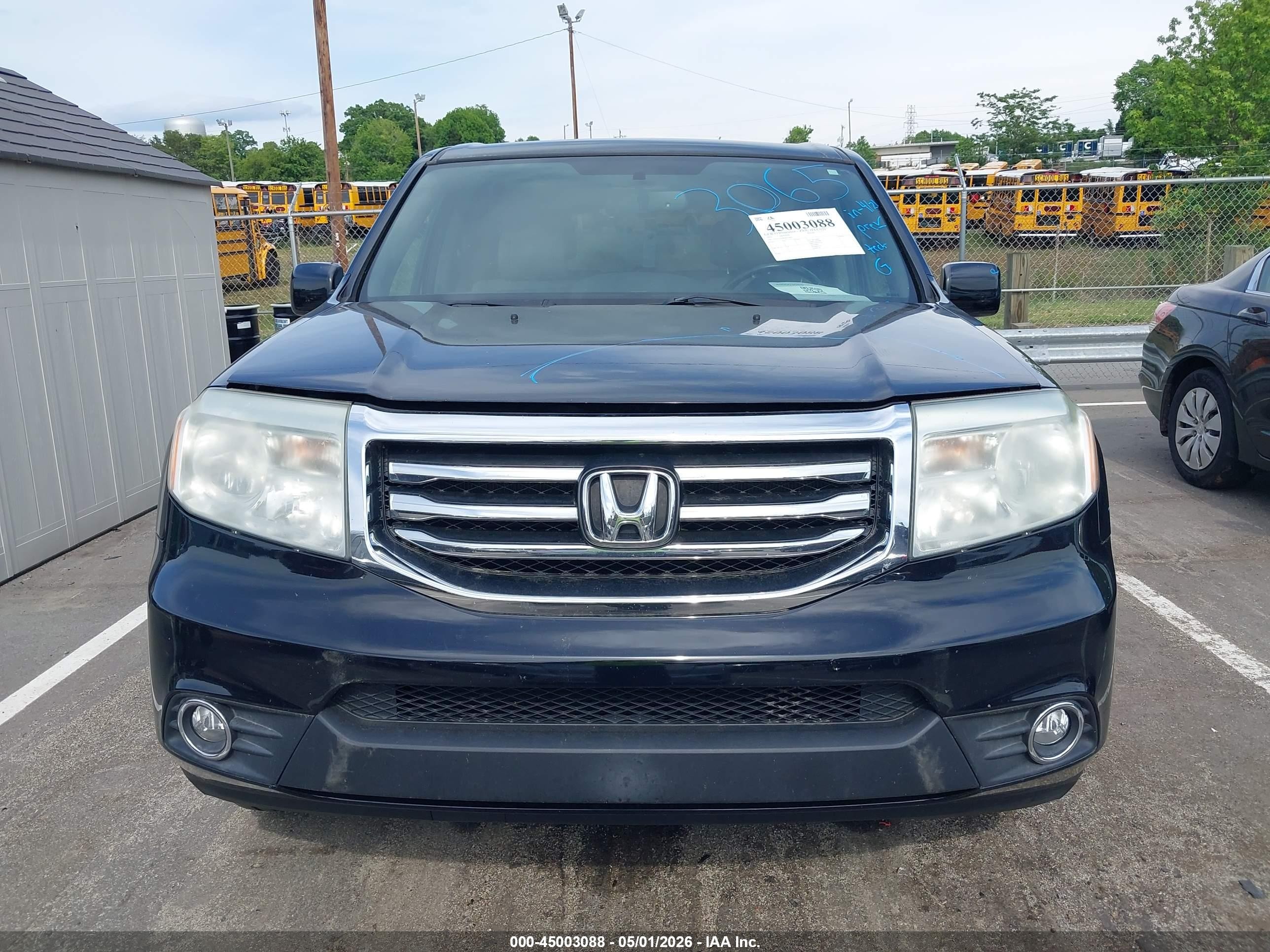 2015 Honda Pilot Ex-l Black vin: 5FNYF3H59FB015609