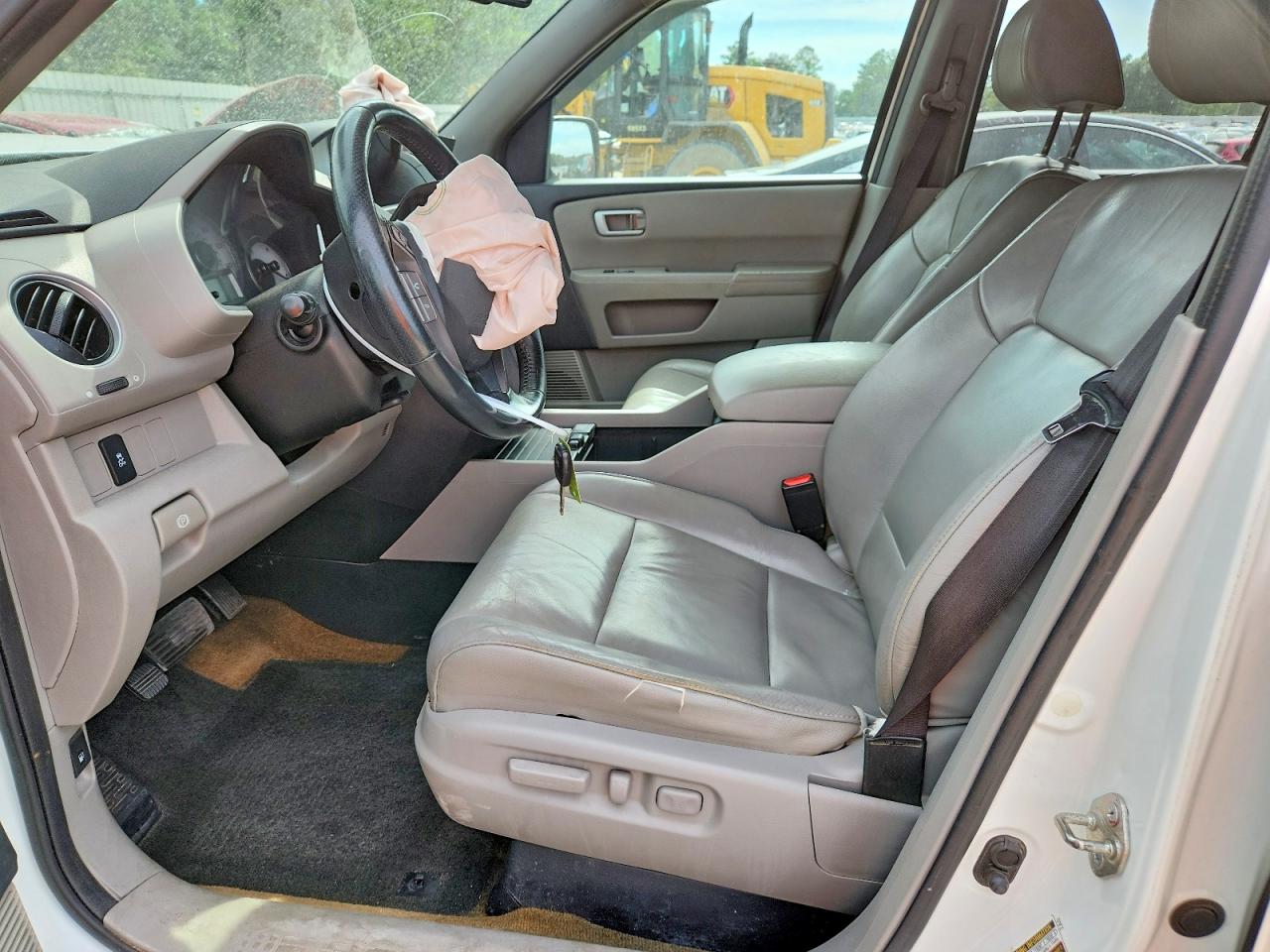 2015 Honda Pilot Exl White vin: 5FNYF3H59FB023807