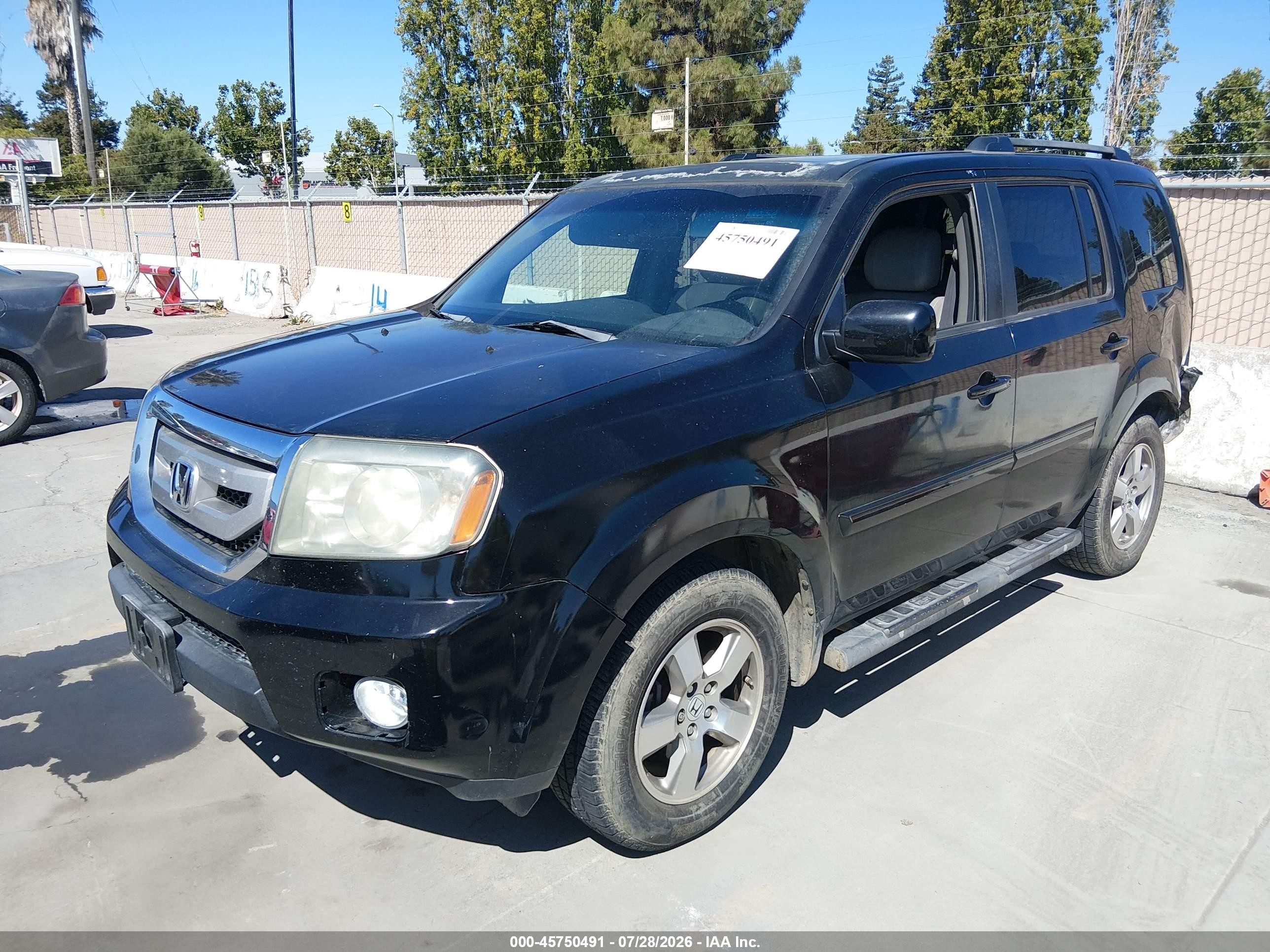 2010 Honda Pilot Ex-l Black vin: 5FNYF3H5XAB017846