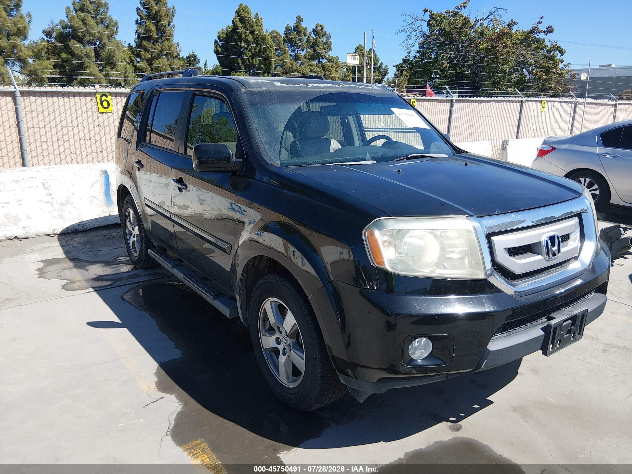 2010 Honda Pilot Ex-l Black vin: 5FNYF3H5XAB017846
