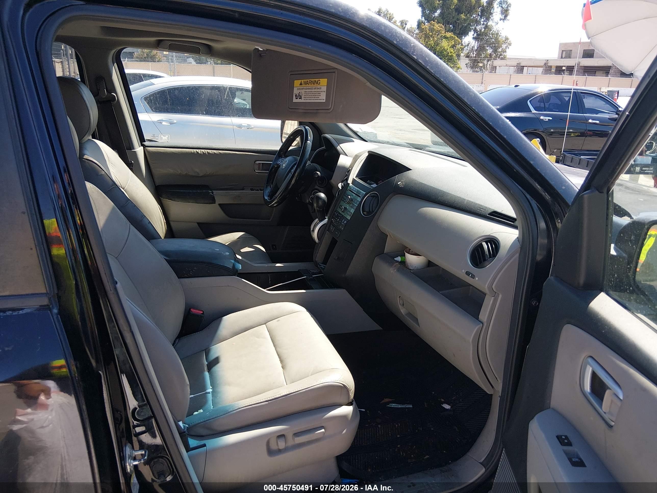 2010 Honda Pilot Ex-l Black vin: 5FNYF3H5XAB017846