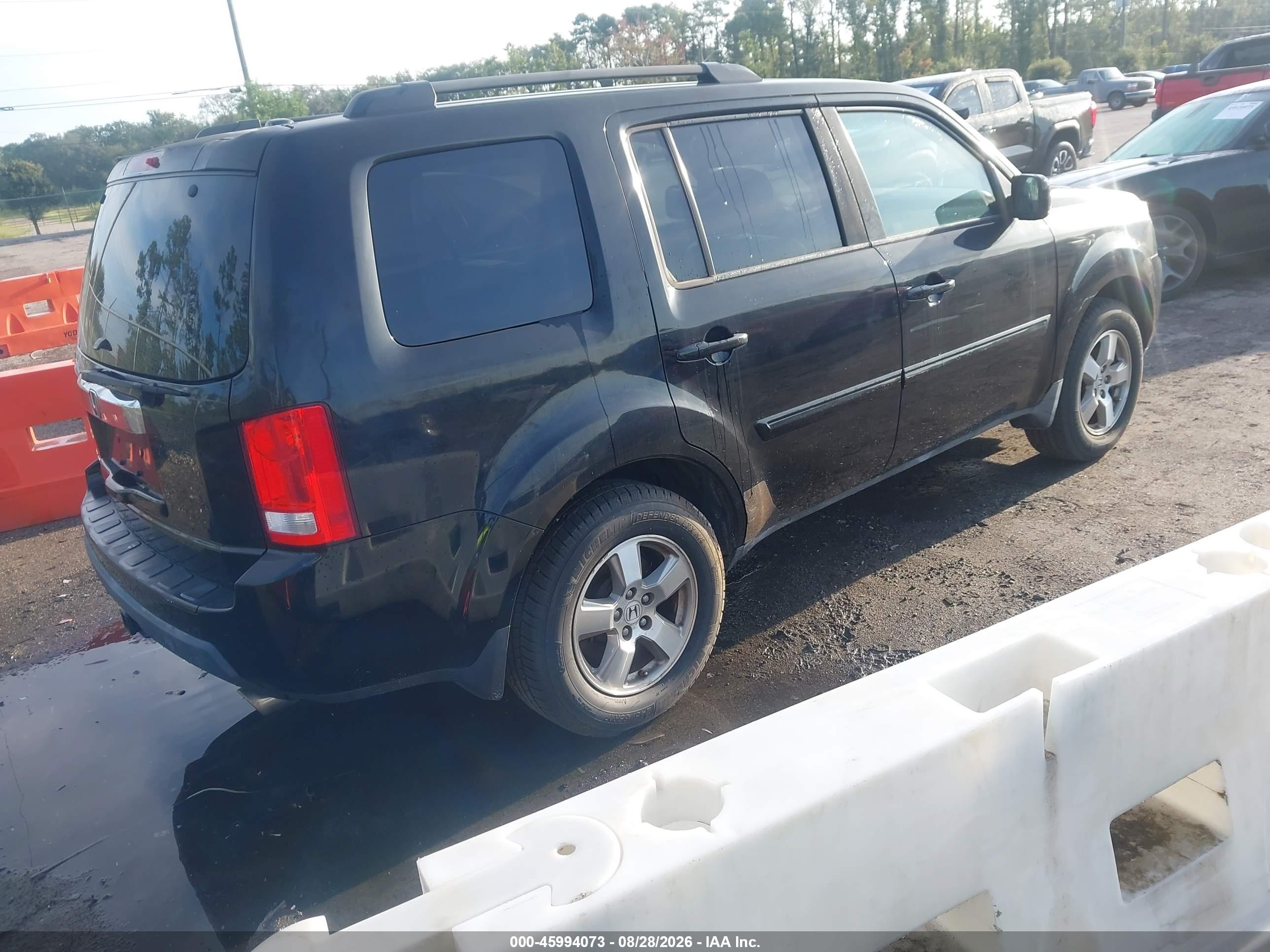 2010 Honda Pilot Ex-l Черный vin: 5FNYF3H5XAB020178