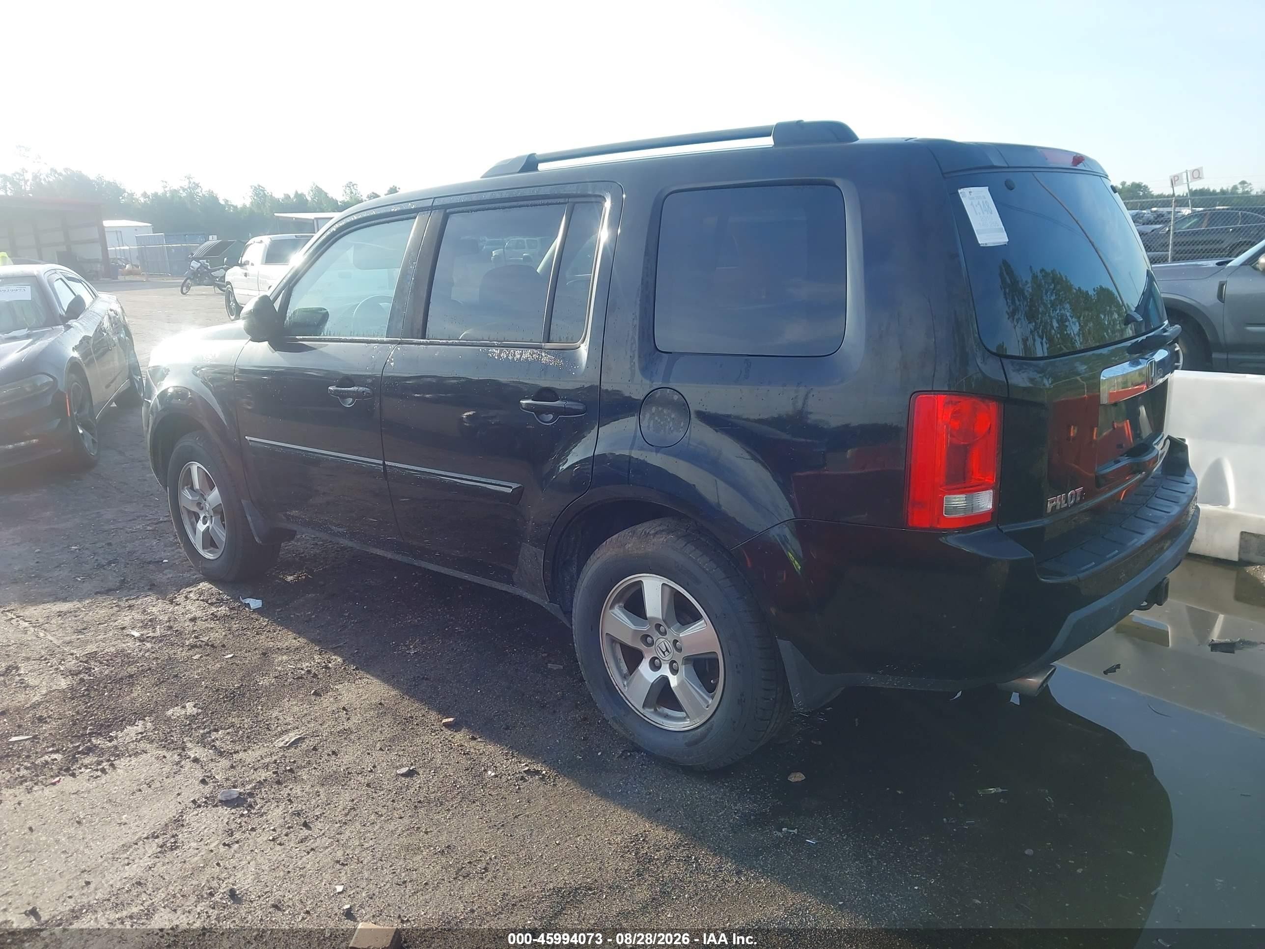 2010 Honda Pilot Ex-l Черный vin: 5FNYF3H5XAB020178