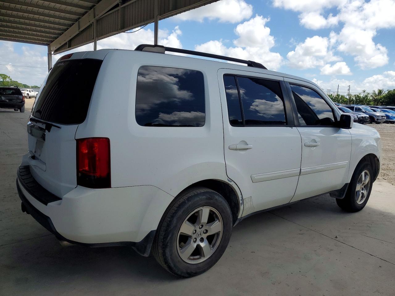 2011 Honda Pilot Exl White vin: 5FNYF3H5XBB014981
