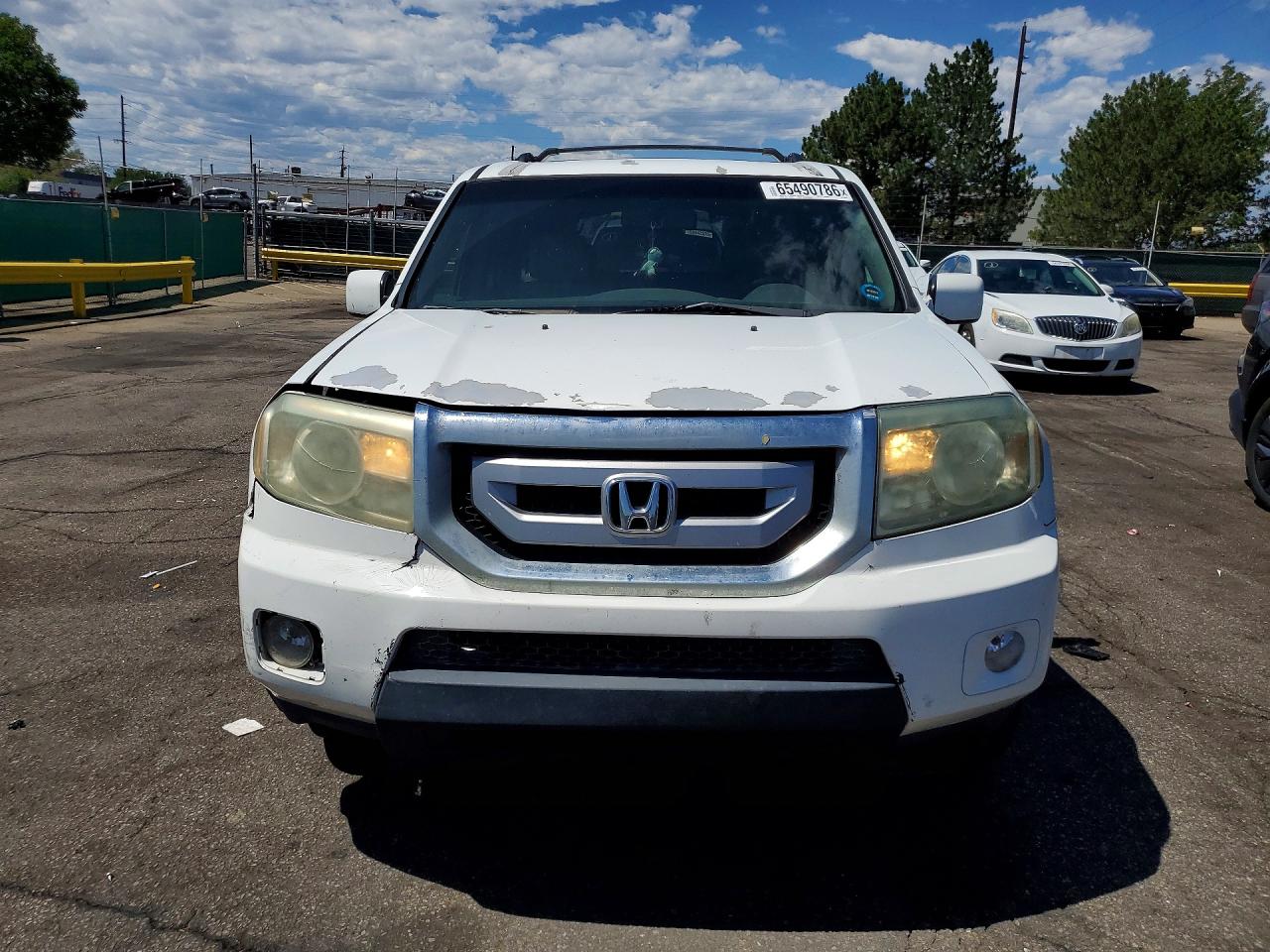 2011 Honda Pilot Exl White vin: 5FNYF3H5XBB028461