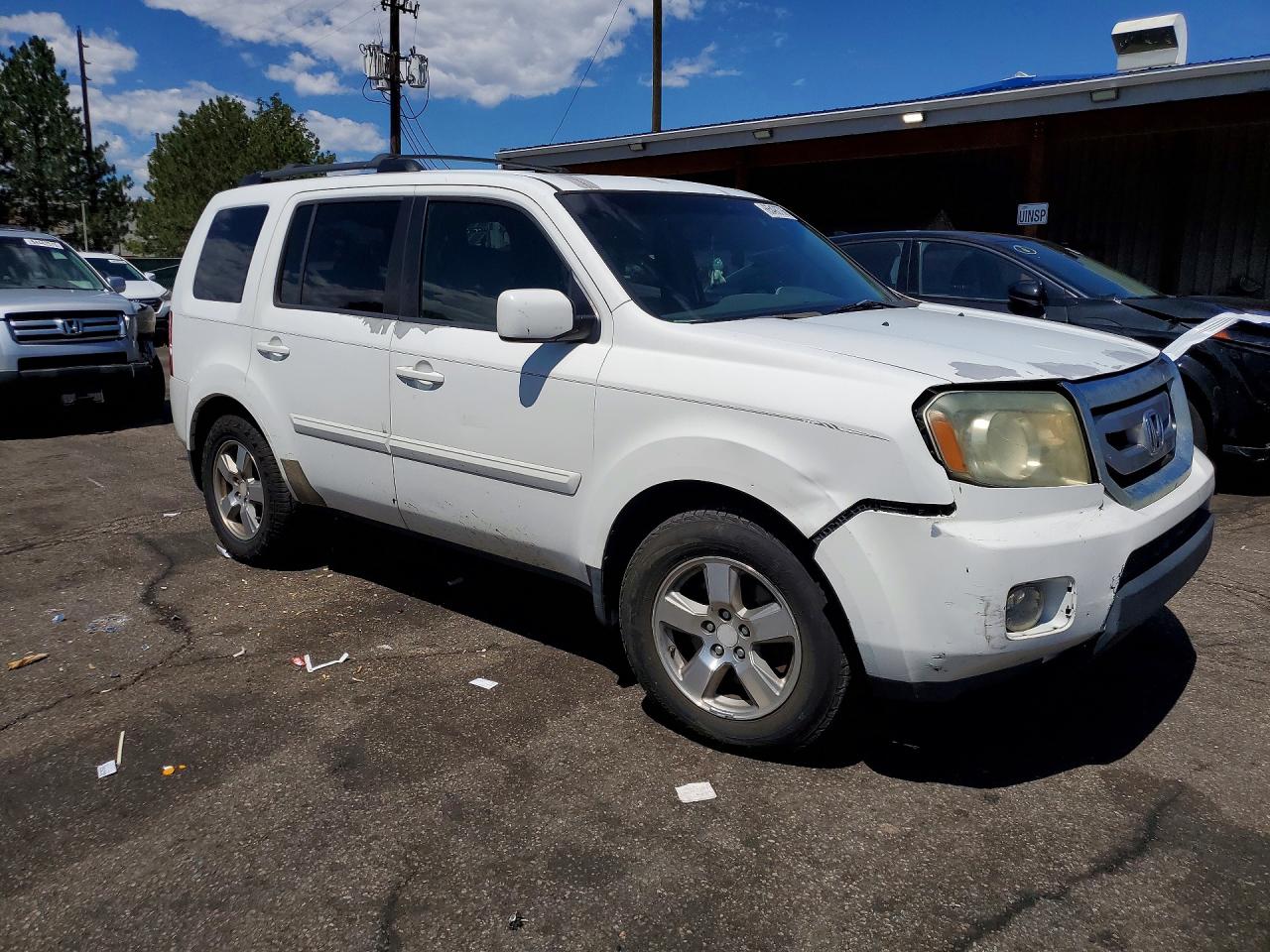 2011 Honda Pilot Exl White vin: 5FNYF3H5XBB028461