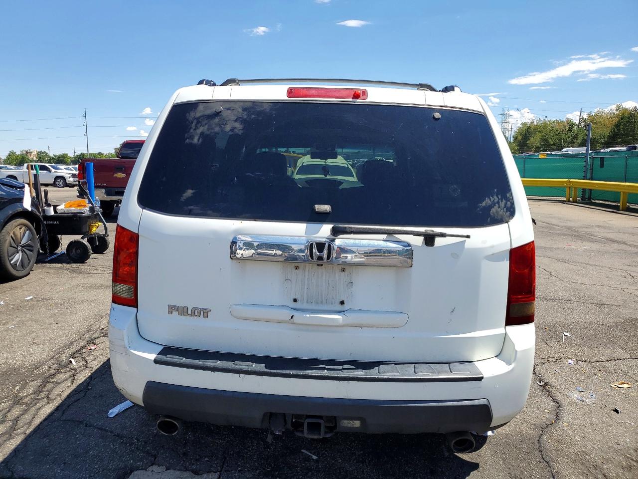 2011 Honda Pilot Exl White vin: 5FNYF3H5XBB028461